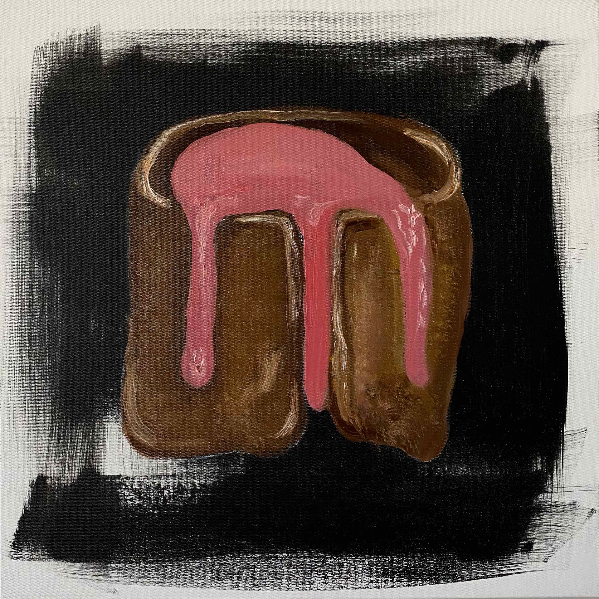 Untitled, 2020, oil on canvas, 50 x 50 cm