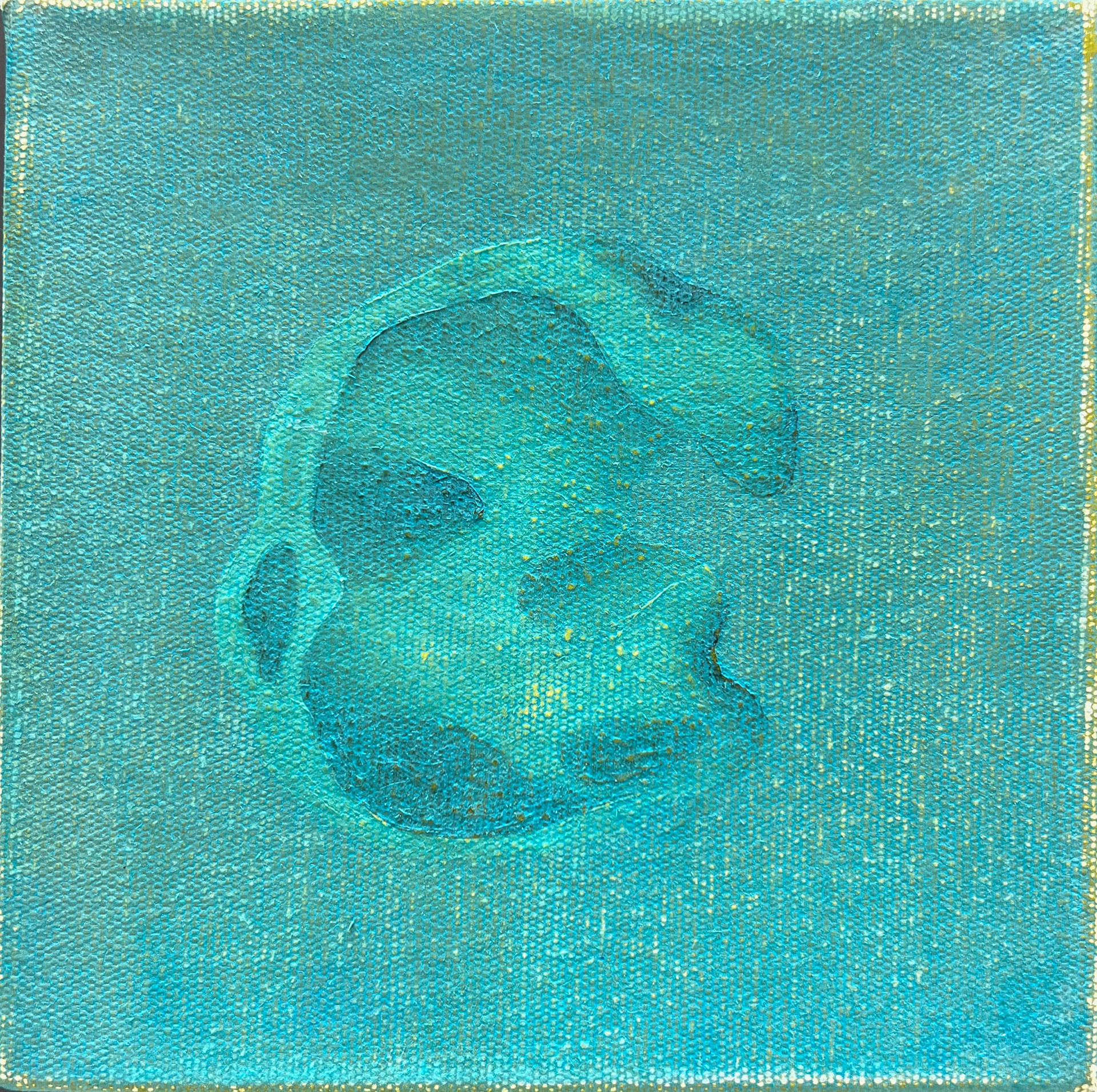 no.3b, painting, oil on canvas, 15 x 15 cm