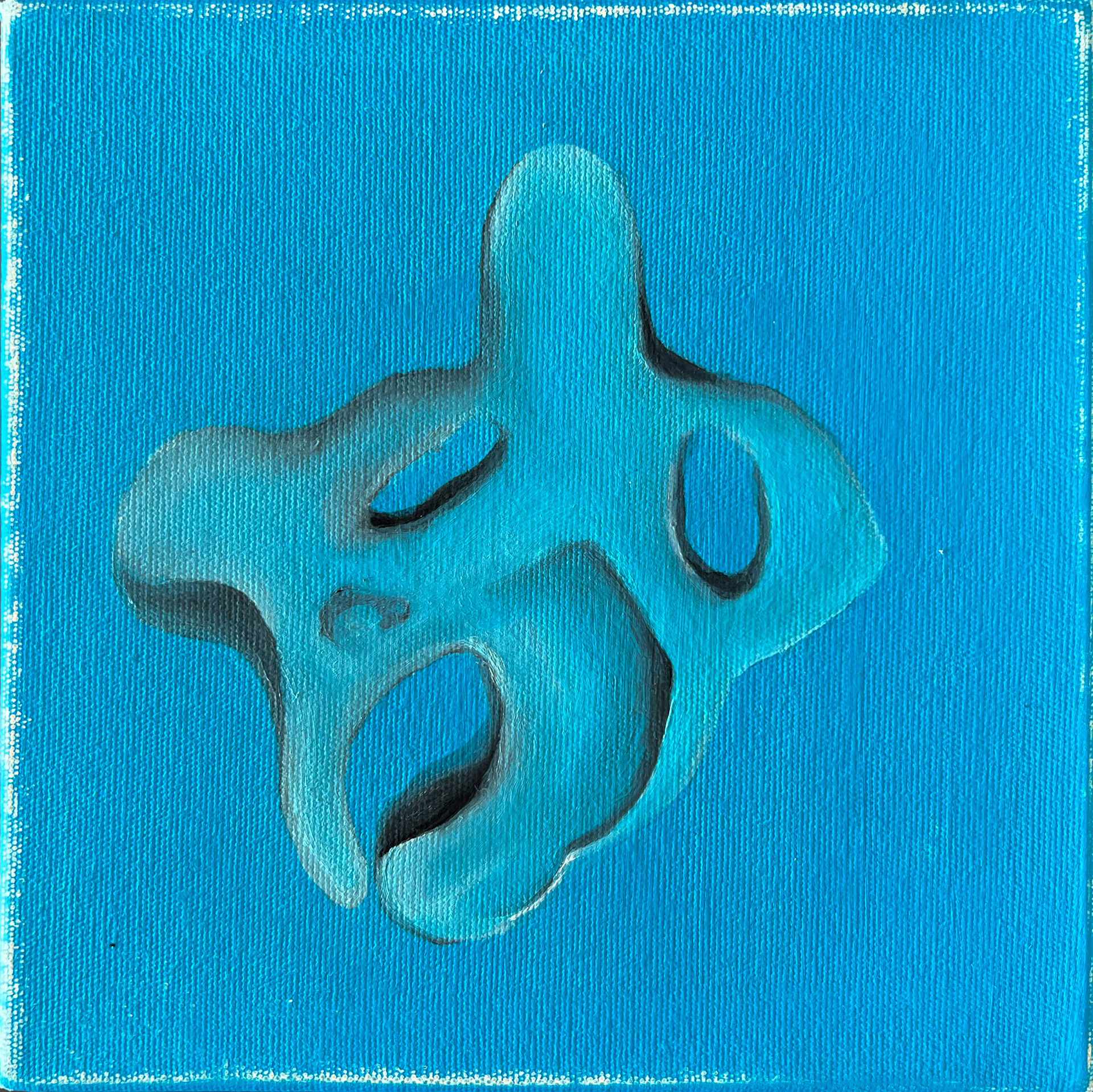 no.2a, painting, oil on canvas, 20 x 20 cm