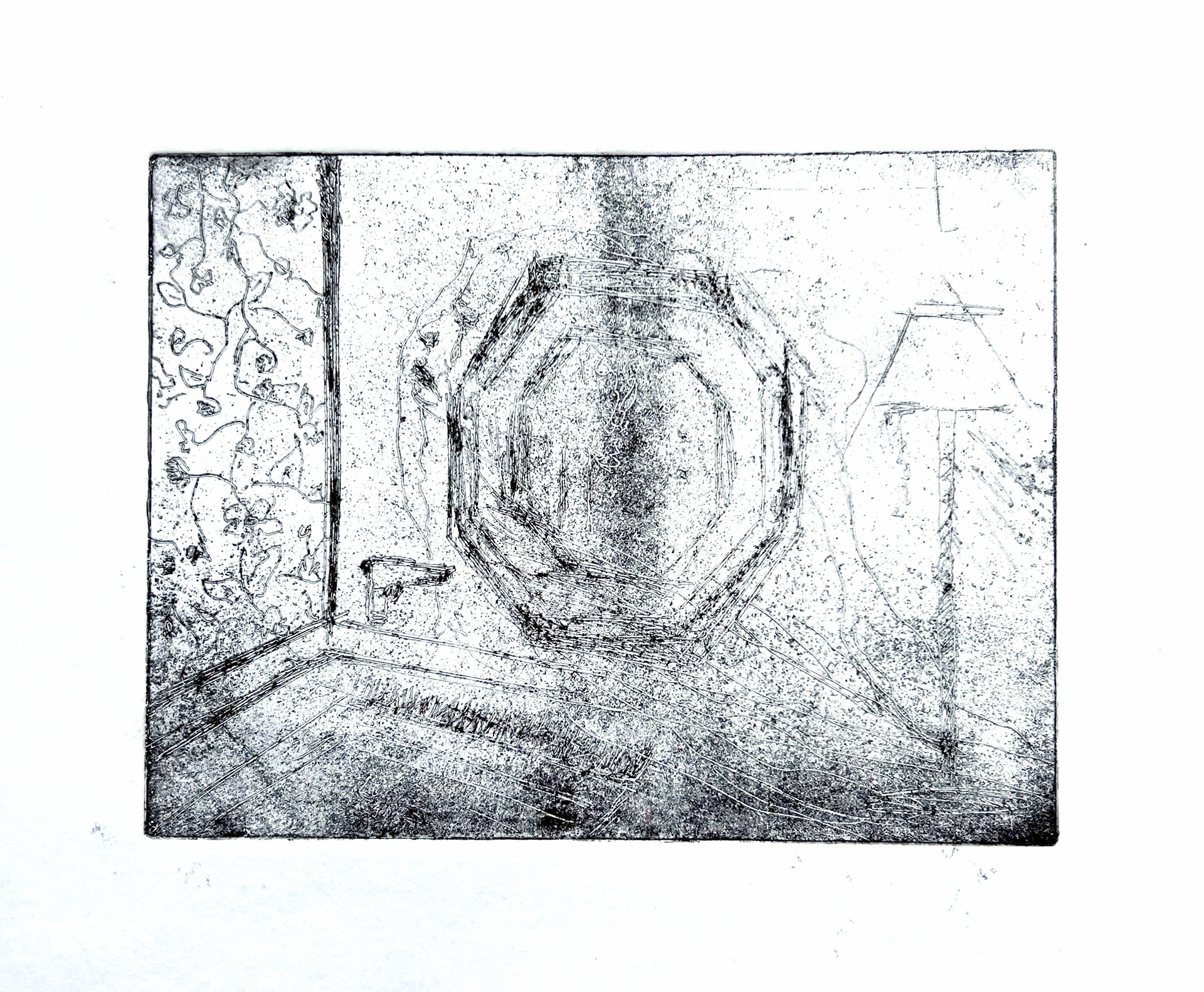 metal etching, 2022, 13 x 16 cm