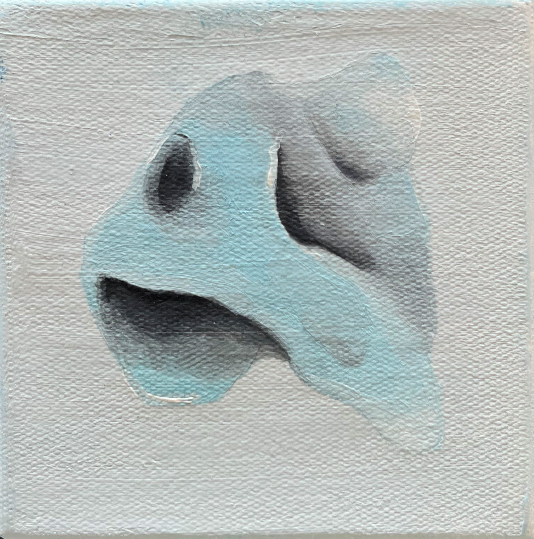 no.4a, painting, oil on canvas, 10 x 10 cm