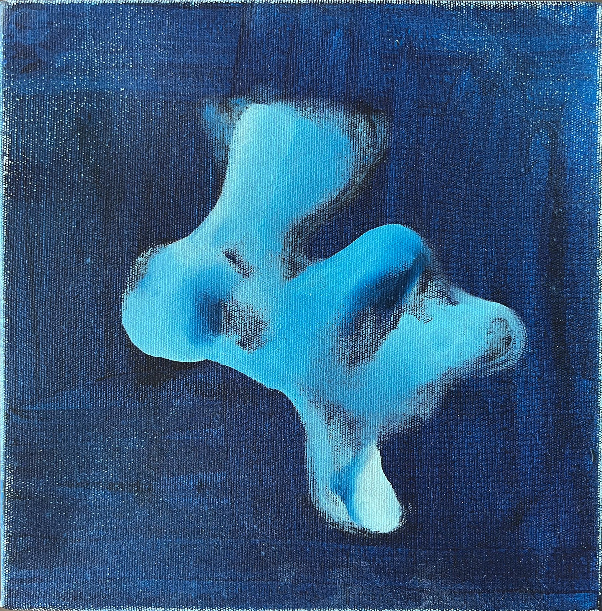 no.1a, painting, oil on canvas, 25 x 25 cm