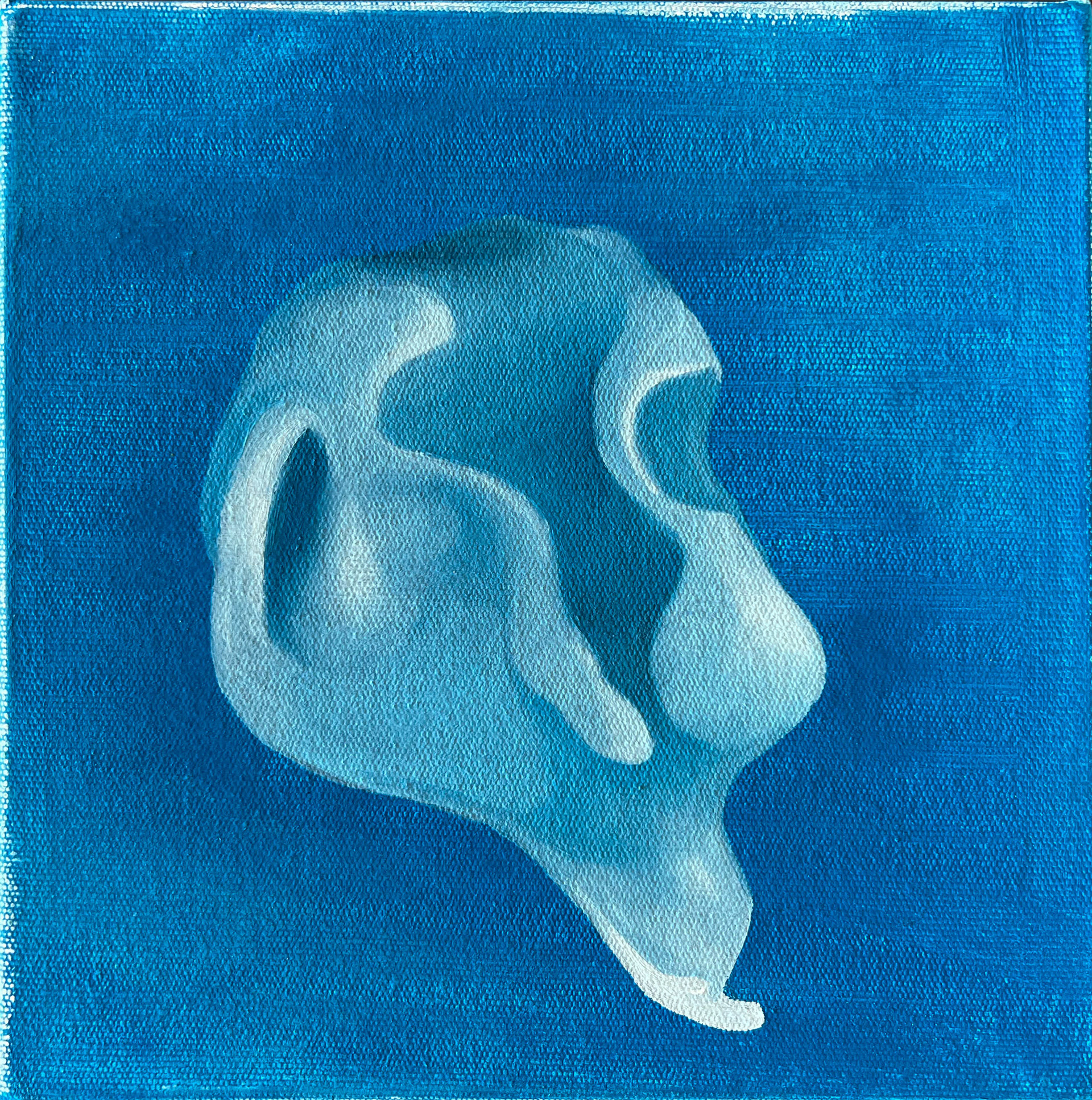 no.2b, painting, oil on canvas, 20 x 20 cm