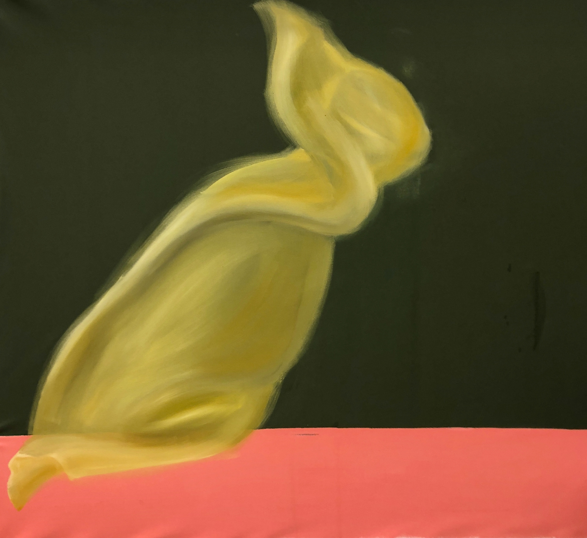 Sancing with Z, 2019, oil on canvas, 130 x 117 cm