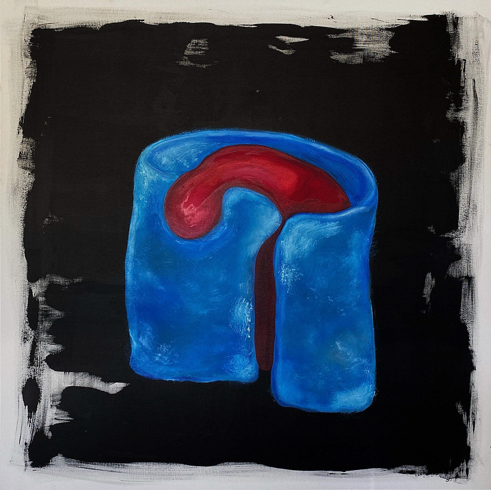 Untitled, 2020, oil on canvas, 130 x 130 cm