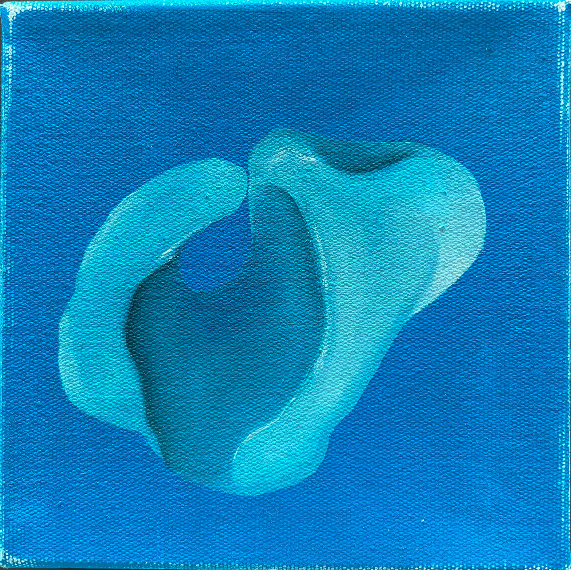 no.2c, painting, oil on canvas, 20 x 20 cm