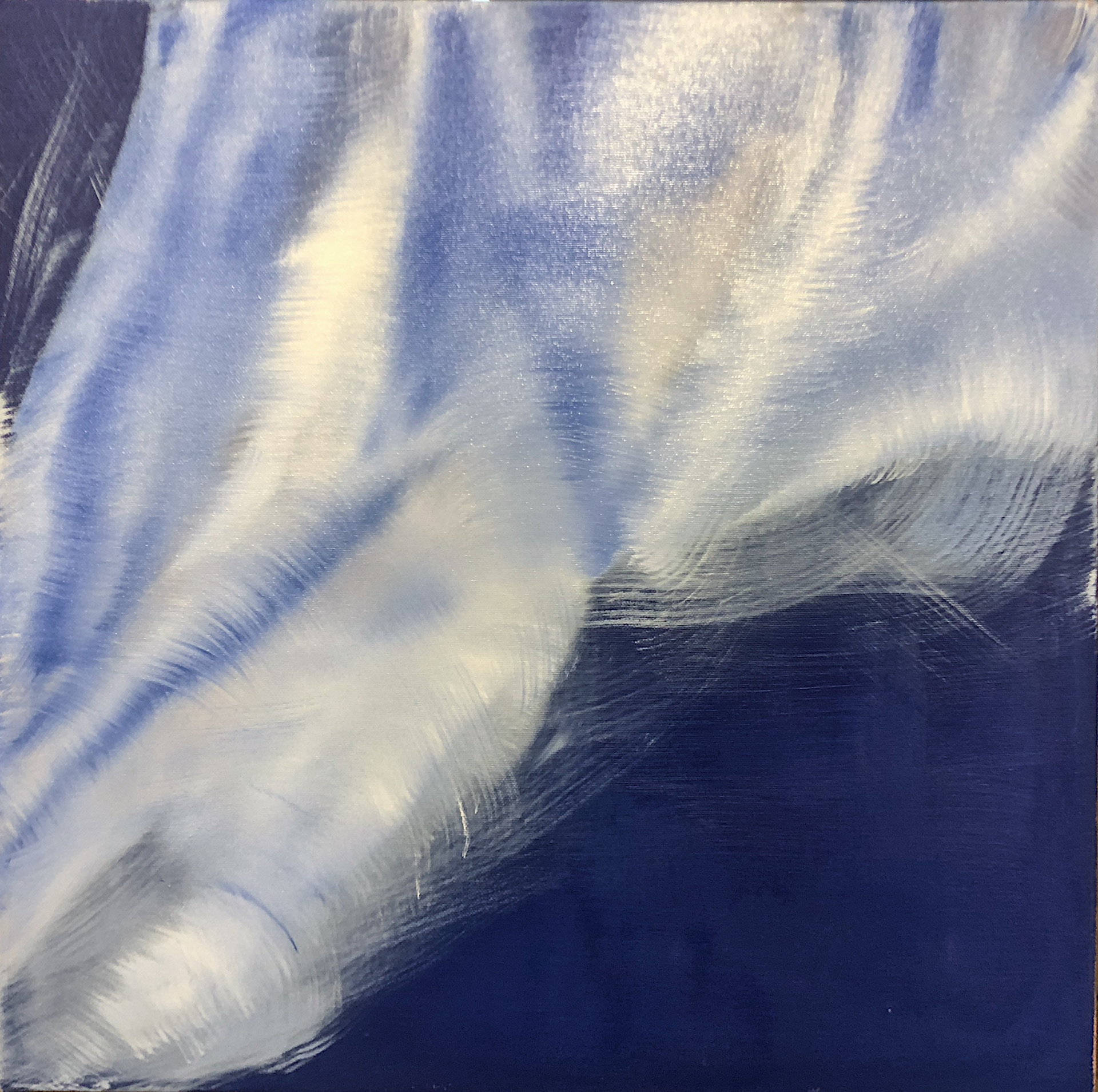 Nonreactive, 2020, oil on canvas, 50 x 50 cm