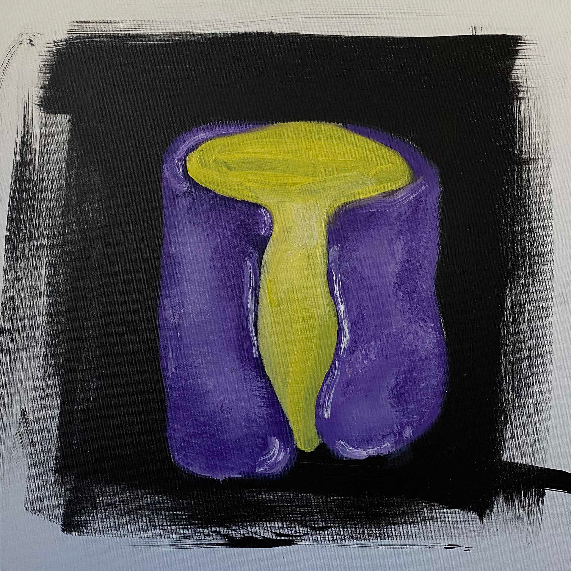 Untitled, 2020, oil on canvas, 50 x 50 cm
