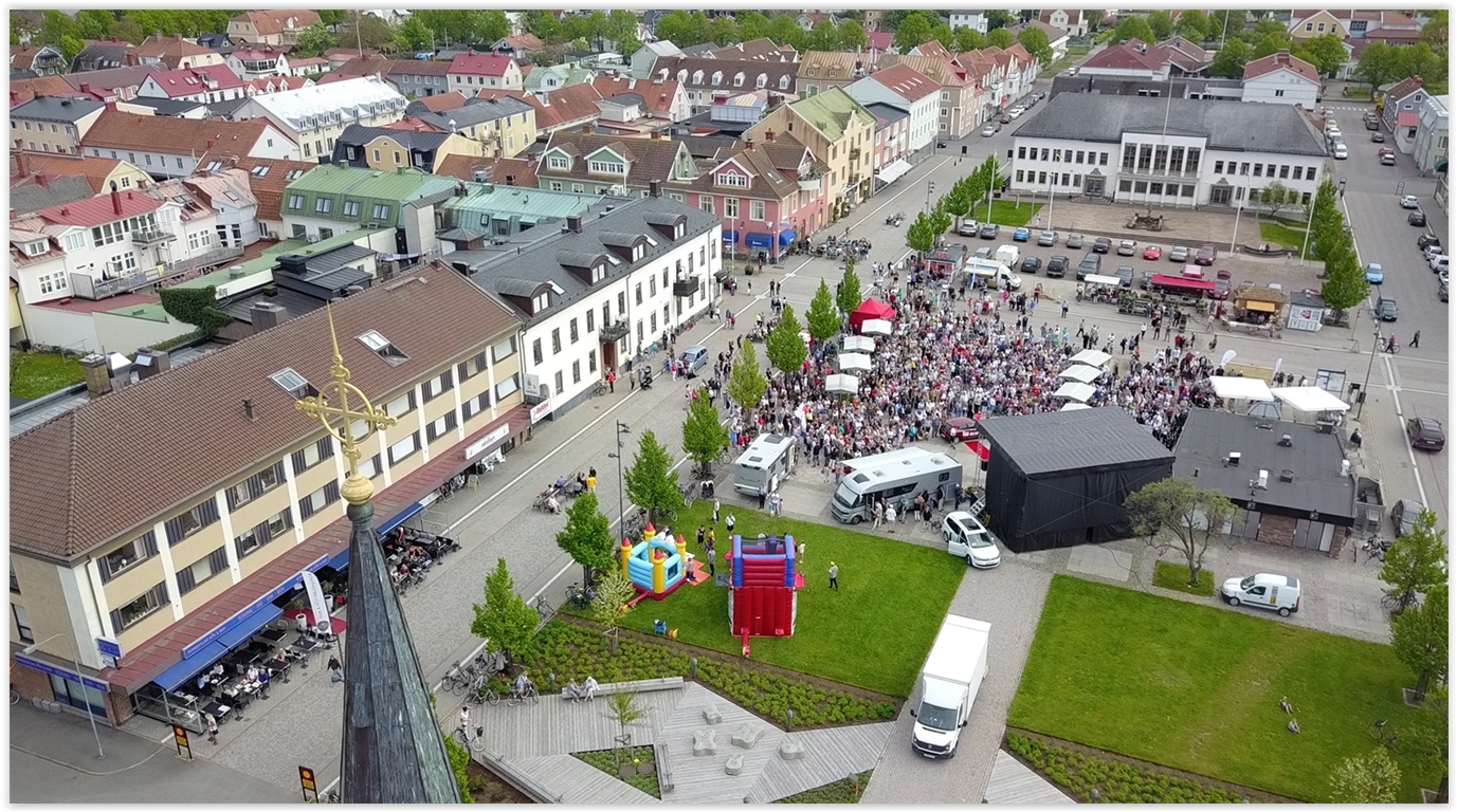 Gud håller sitt vakande öga över borgholmarna