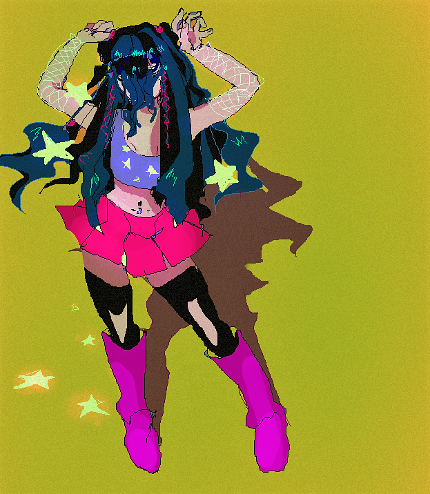 STELLA ; MS Paint, Photoshop (2 hours)