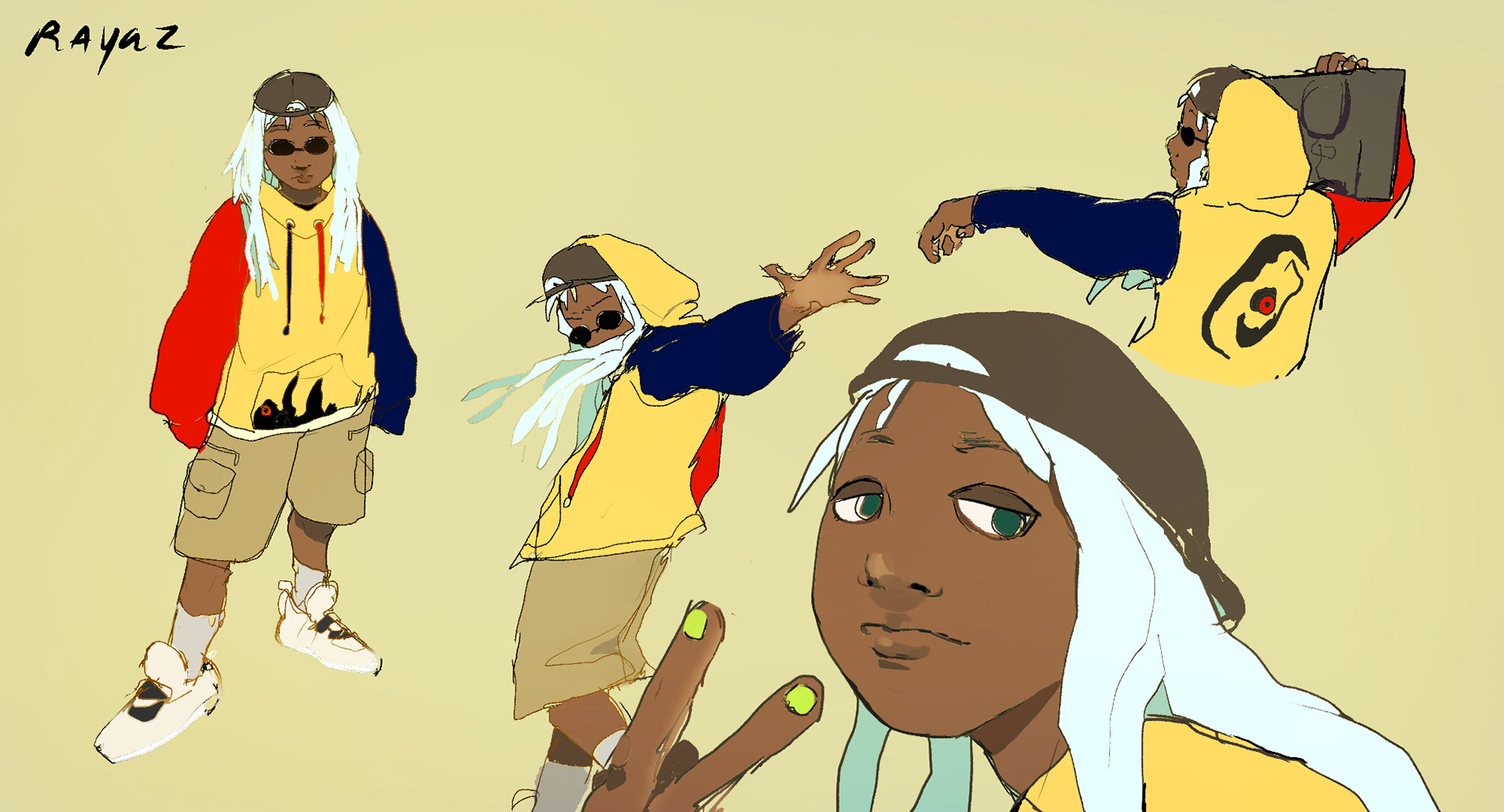 RAYAZ ; Clip Studio Paint (2.5 hours)