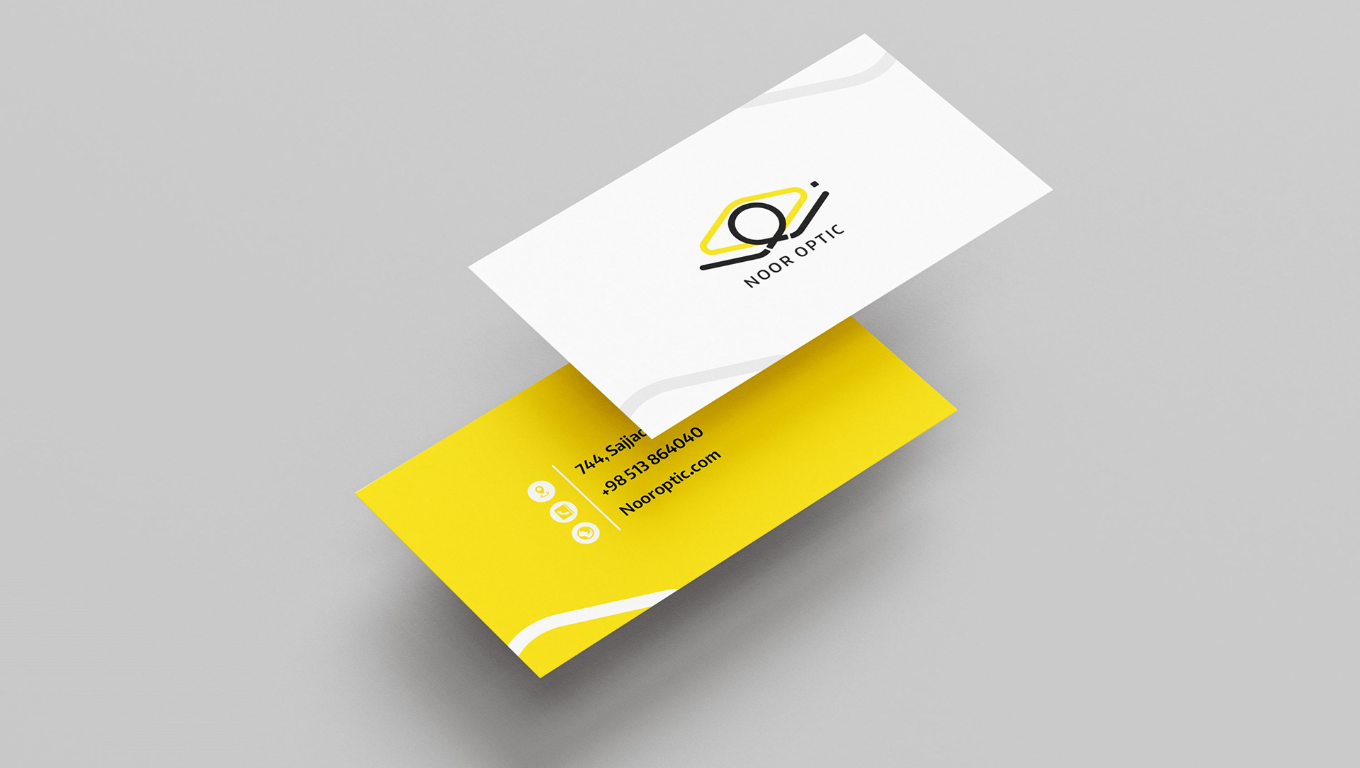 Business card (front and back)