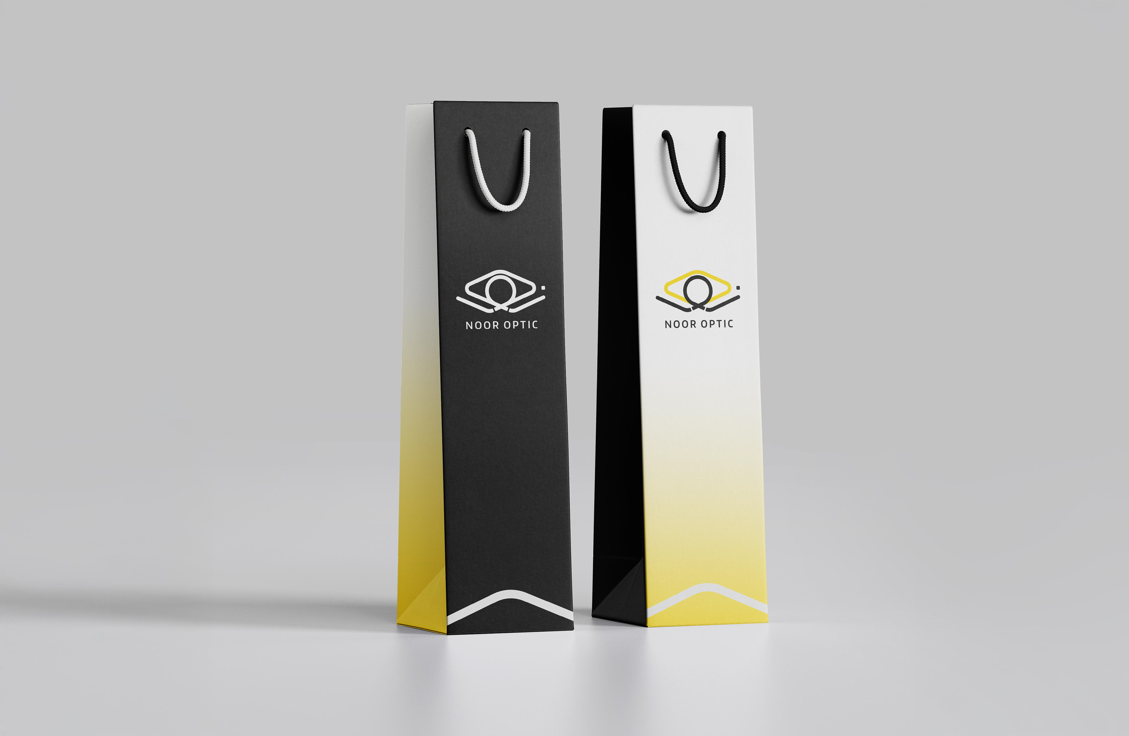 Glasses shopping bag