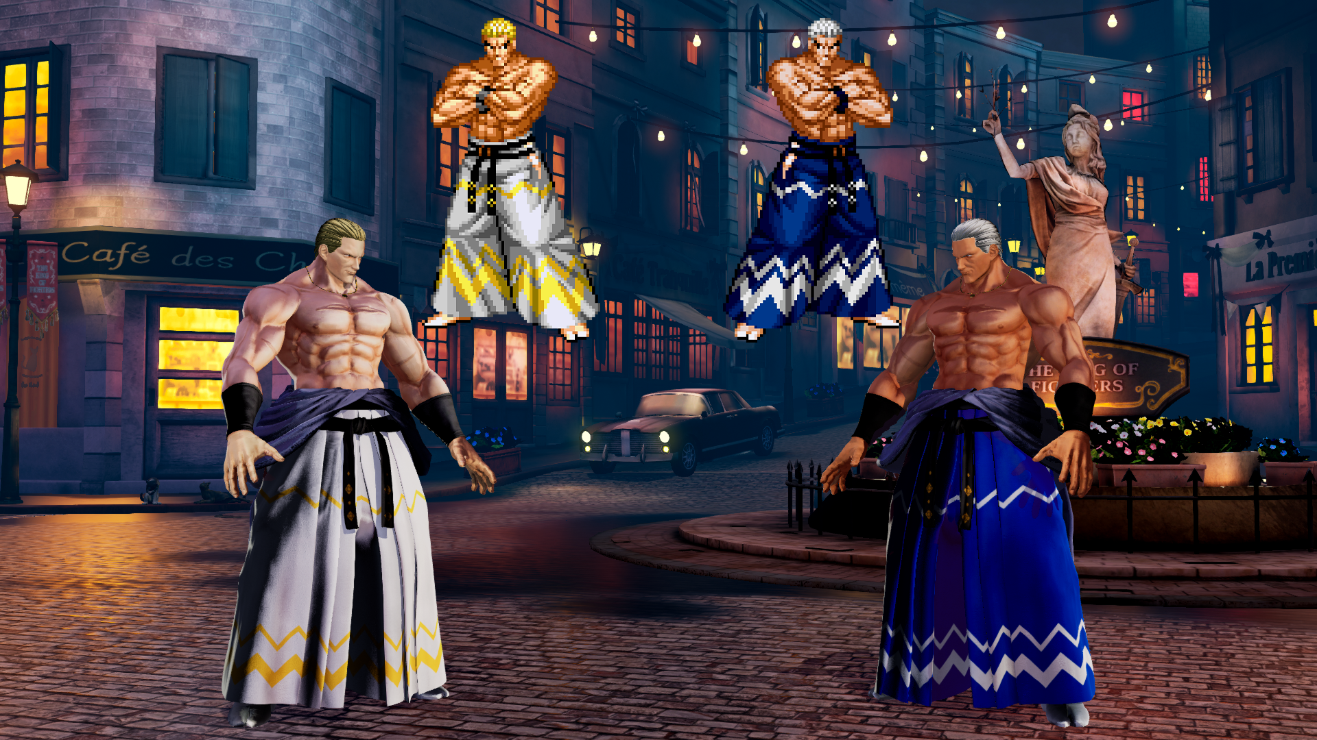 Colors 7 and 8 (Fatal Fury 3 and Real Bout Fatal Fury 2)