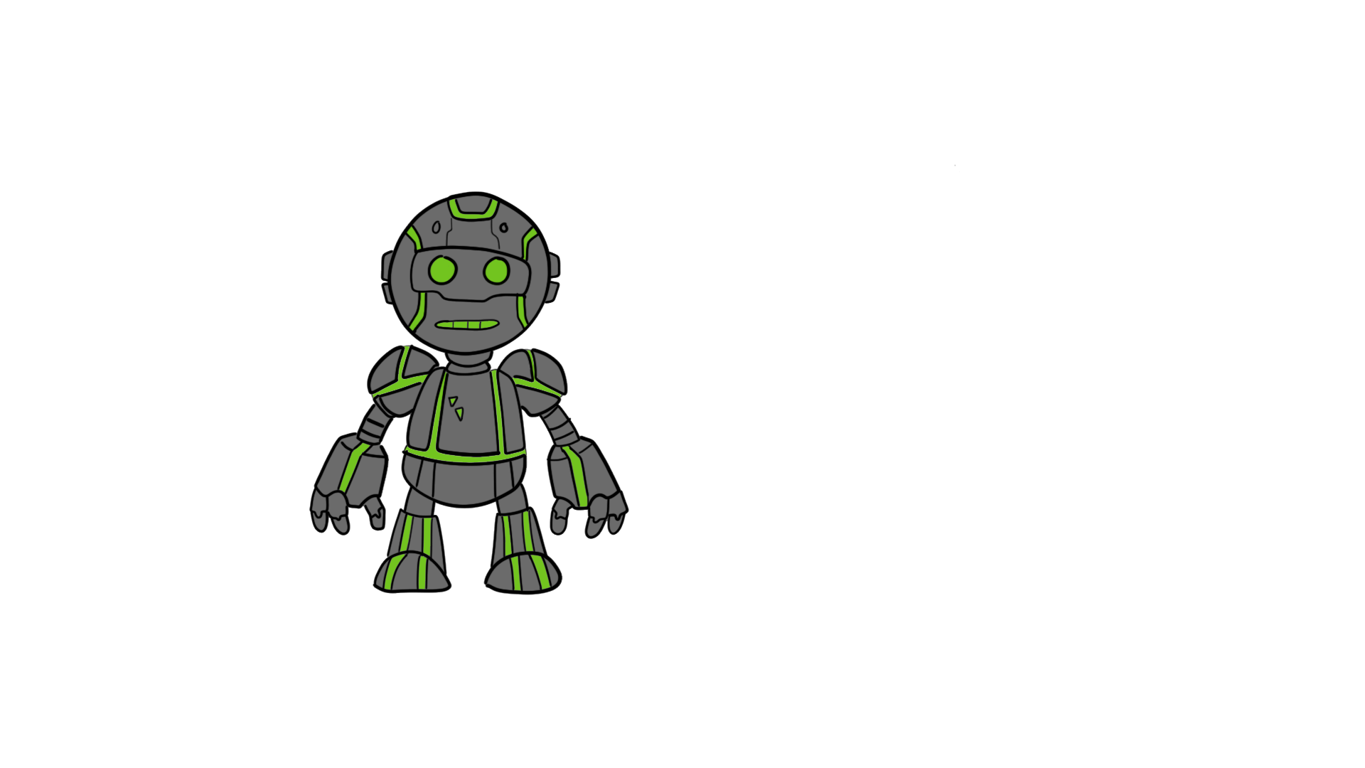 This is the second concept of Korn judged to be too small and too similar to existing video game robots