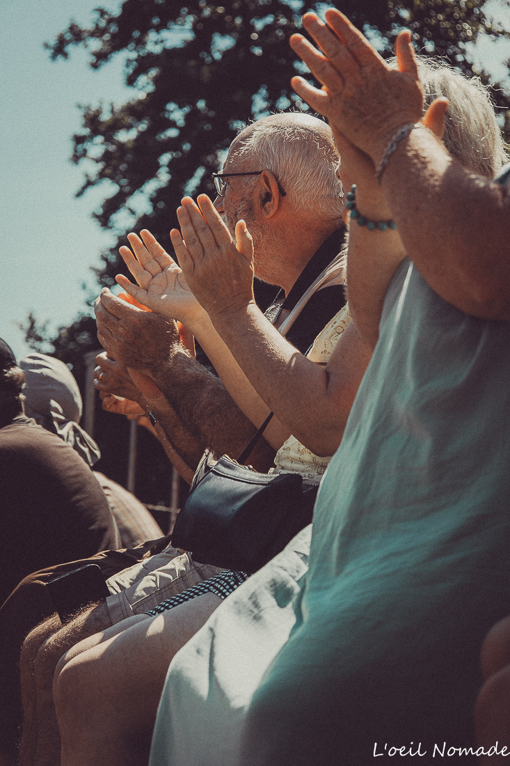 Spectateurs du festival