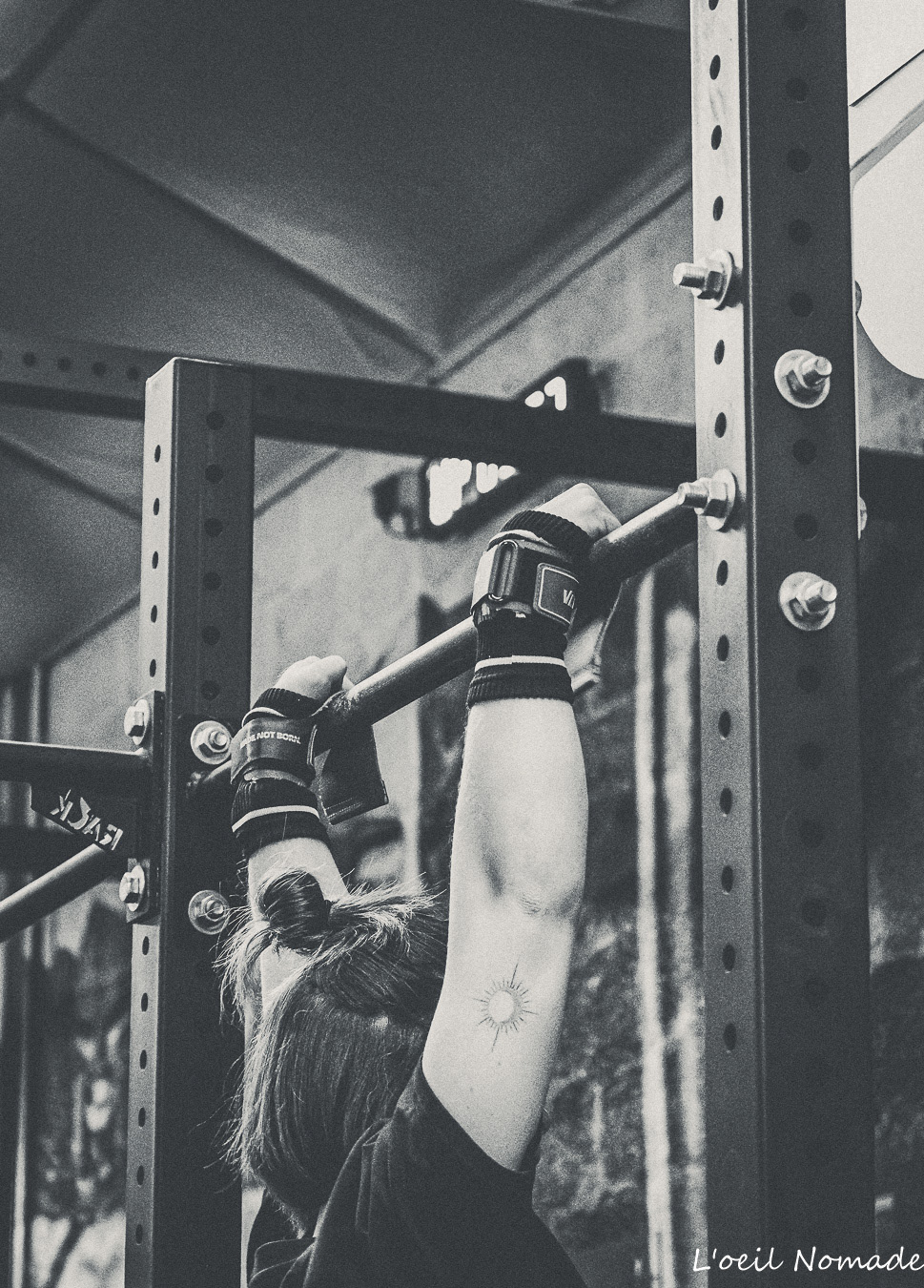 Athlète en plein effort pendant le F**k Cancer Contest au Havre