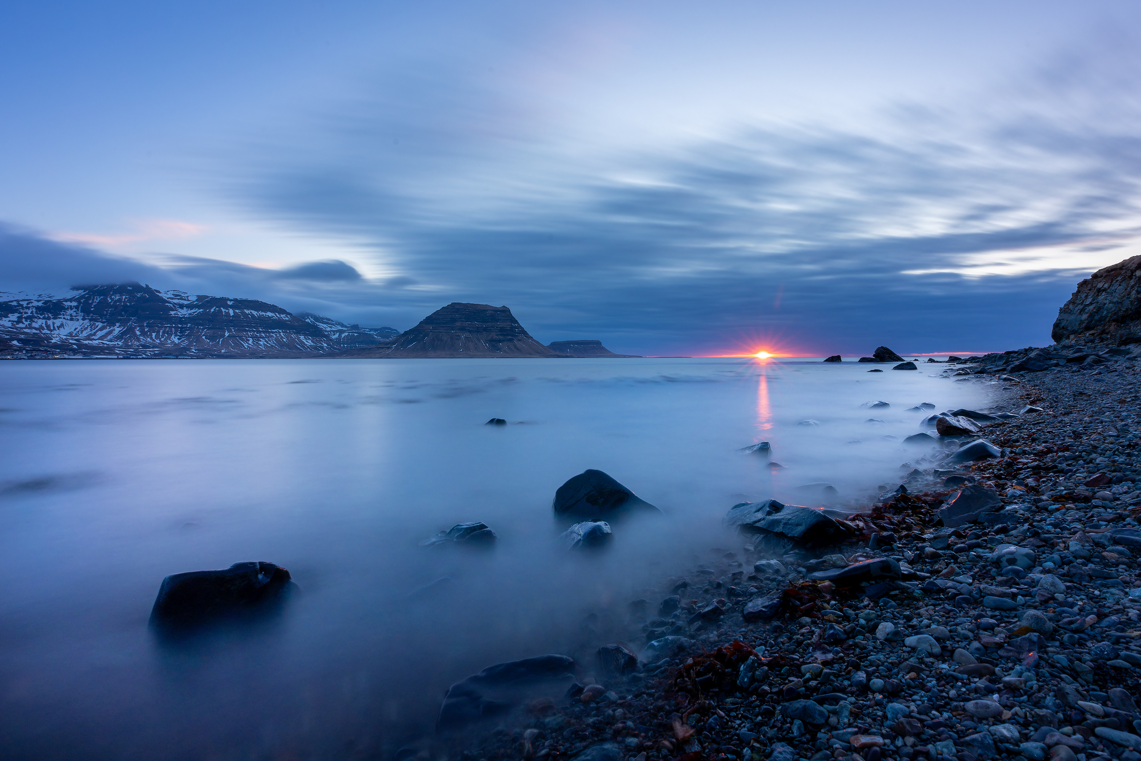 Výhled na "Šípovou horu", Kirkjufell