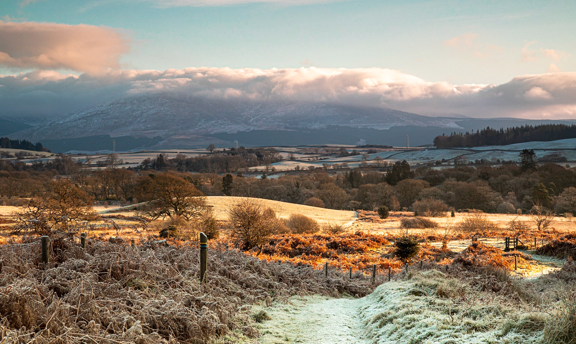 Cairnsmore in the clouds