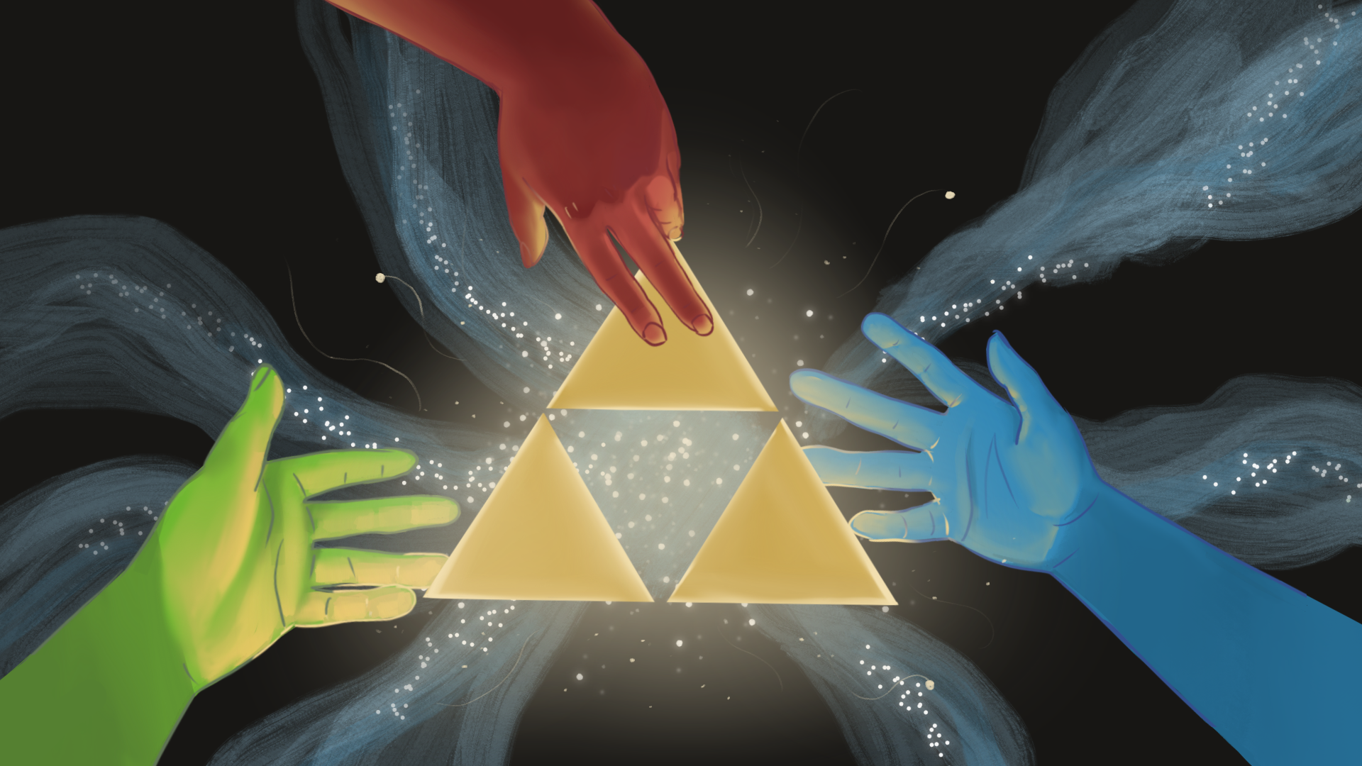 Hero Illustration for fan website homepage