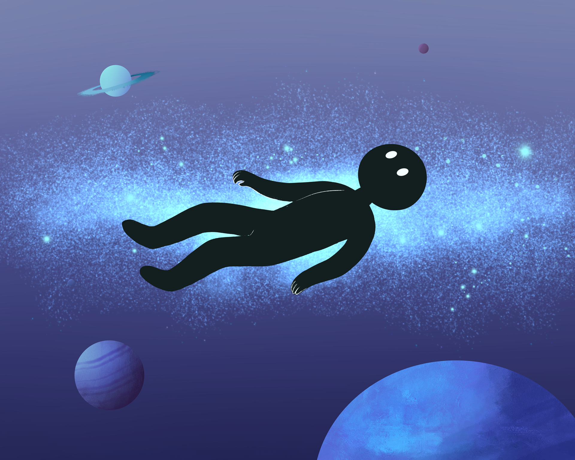 'Alone in Space' group art exhibit 'Blood at the Glove'