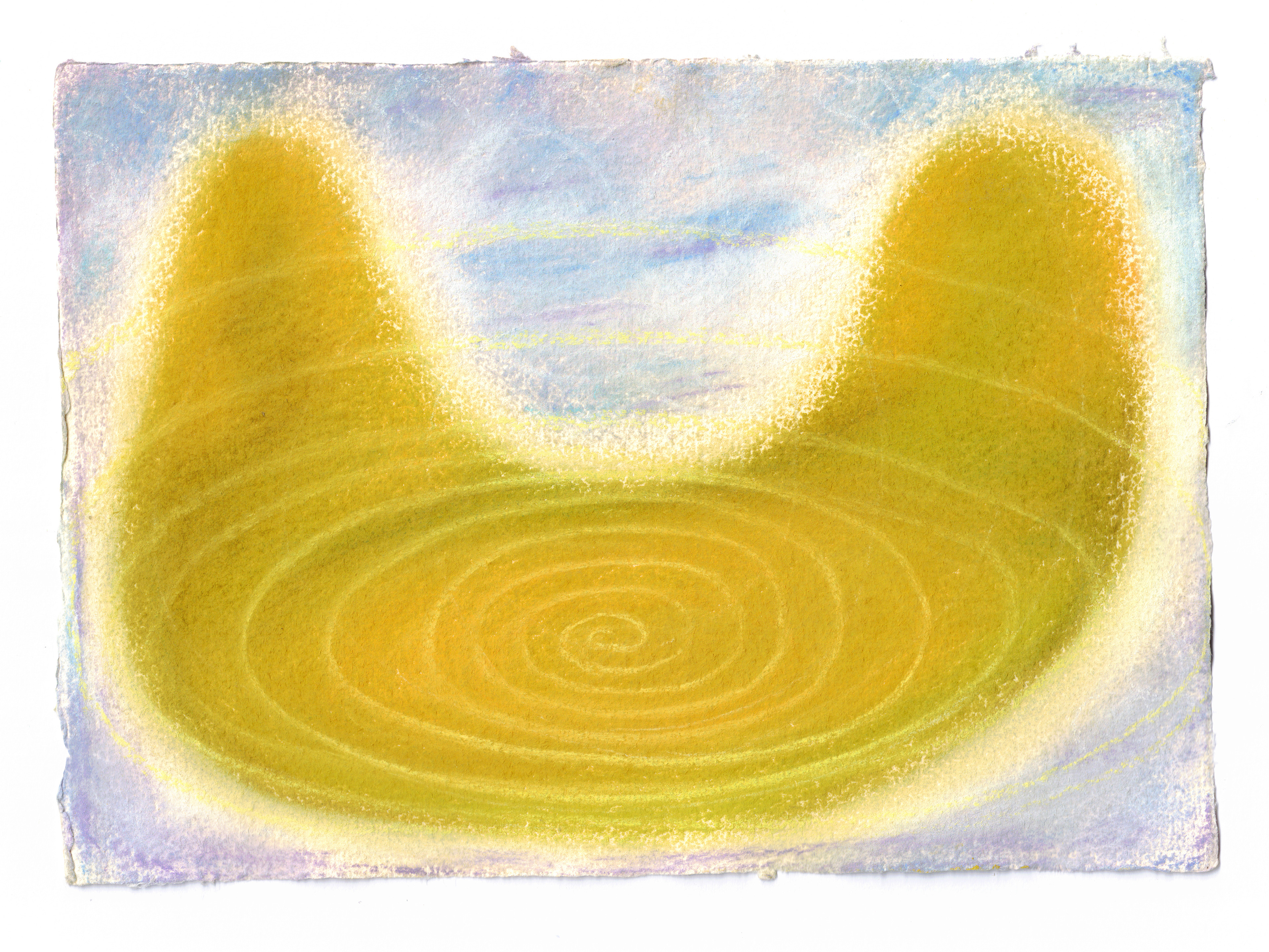 Frequencies, Pastel on Paper, 2026