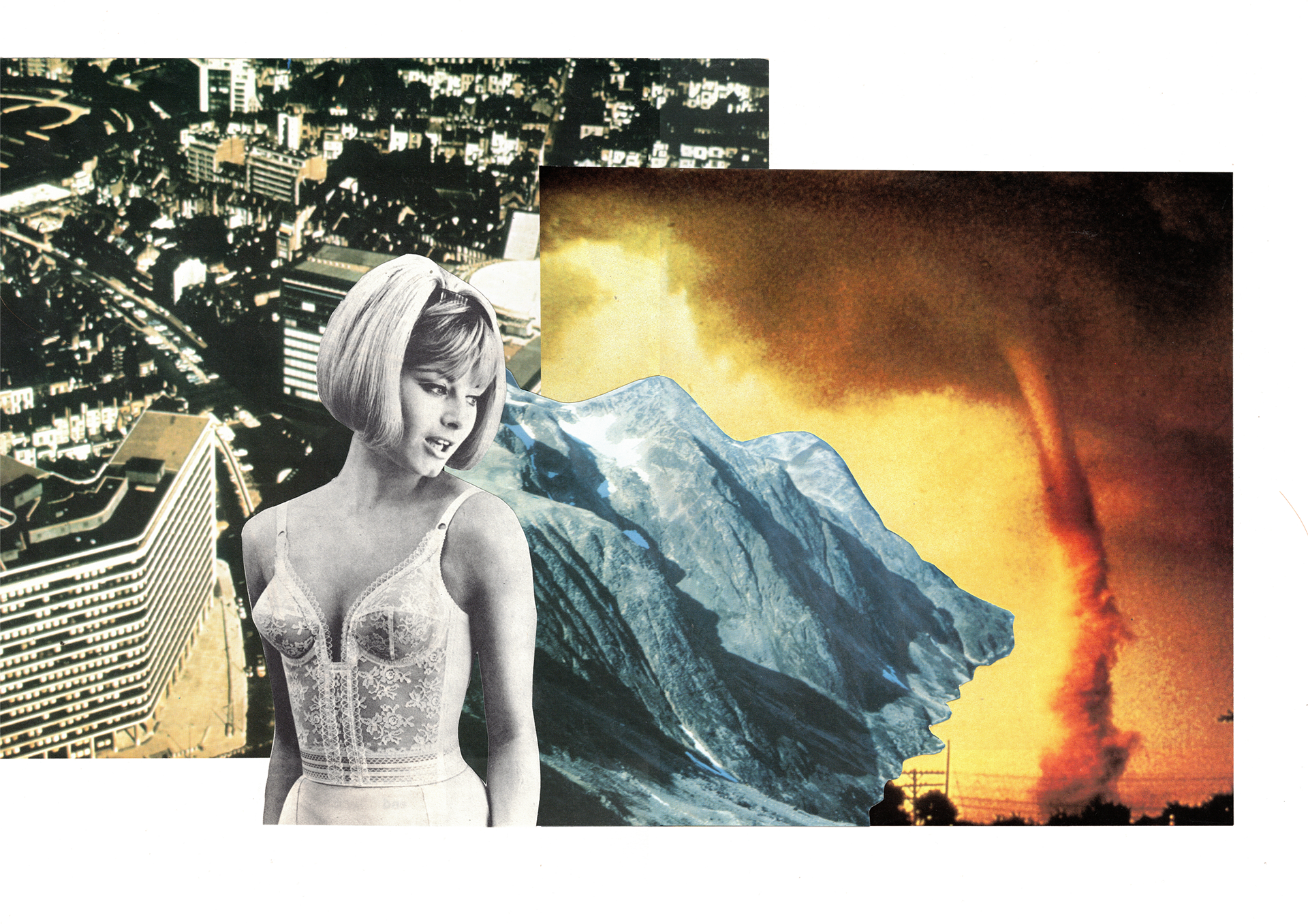The Pursuit of Freedom & Chaos, Mixed Media Collage, 2026