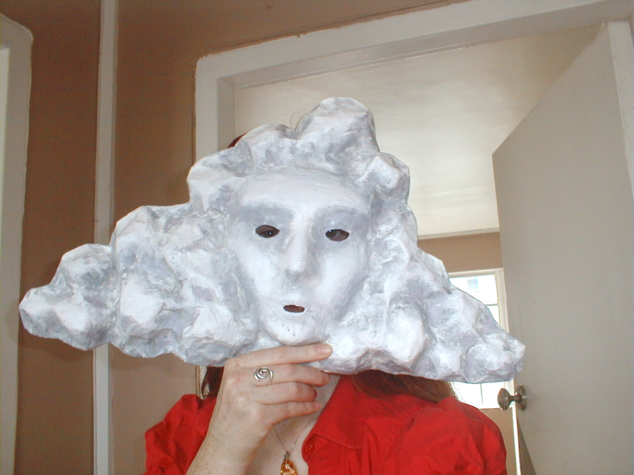 Head in the Clouds, Papier-mâché, 2024