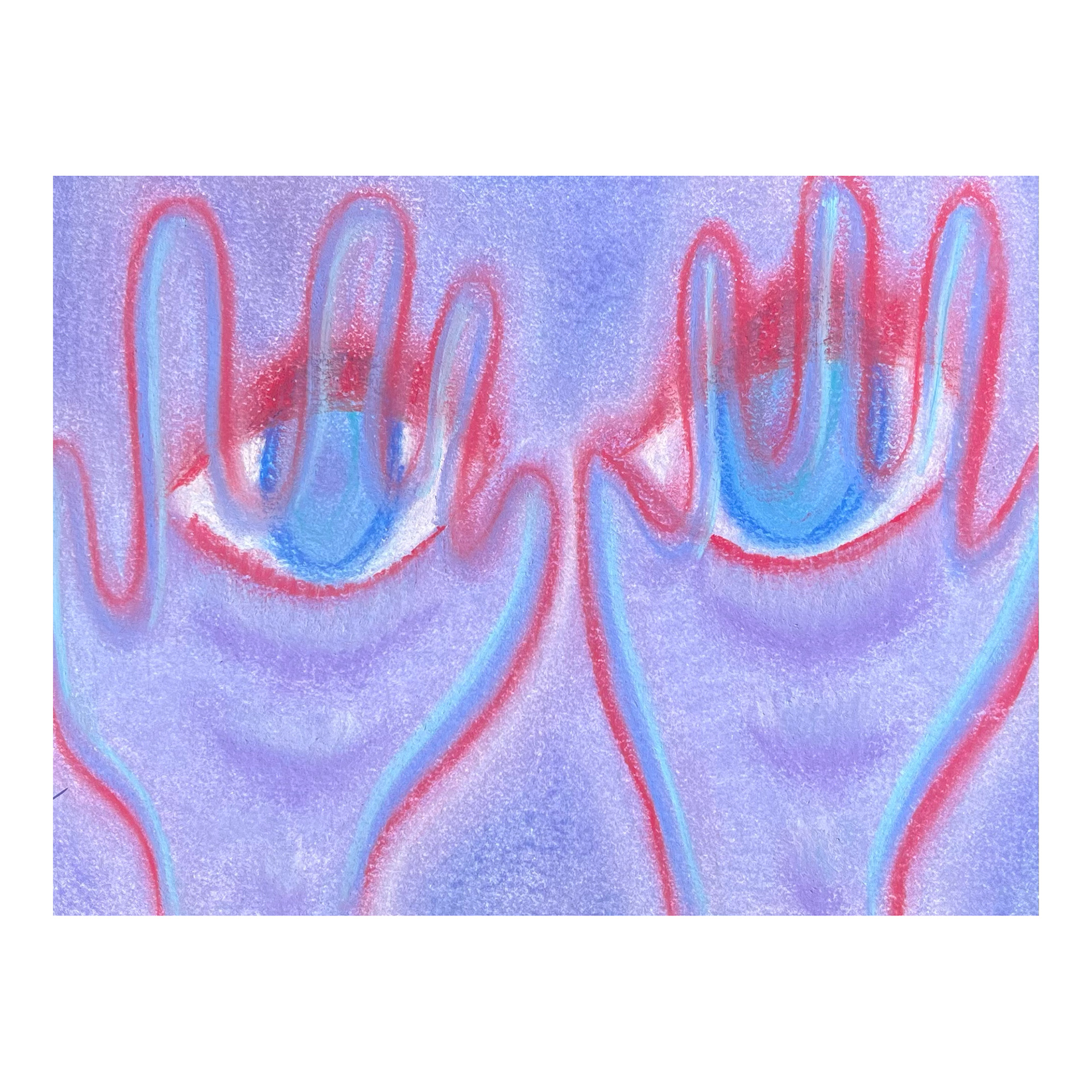 Catching the Dream Wind, Pastel on Paper, 2026