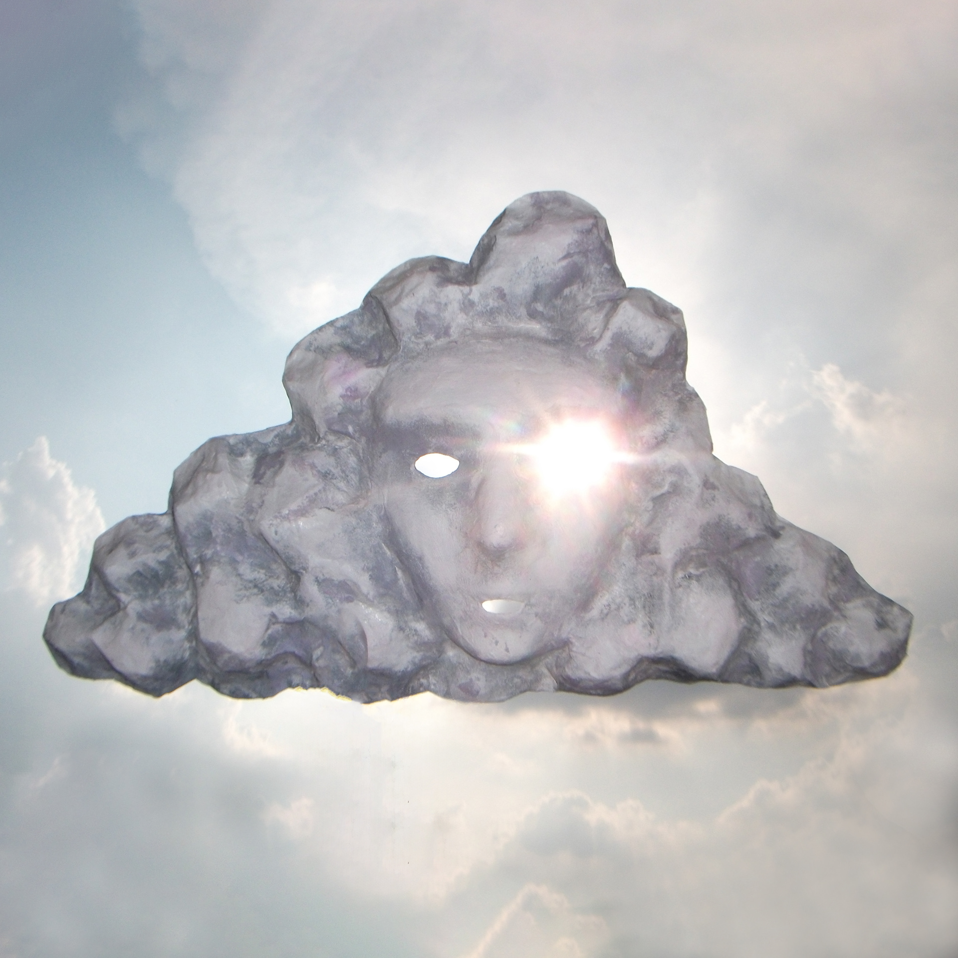 Head in the Clouds, Papier-mâché, 2024