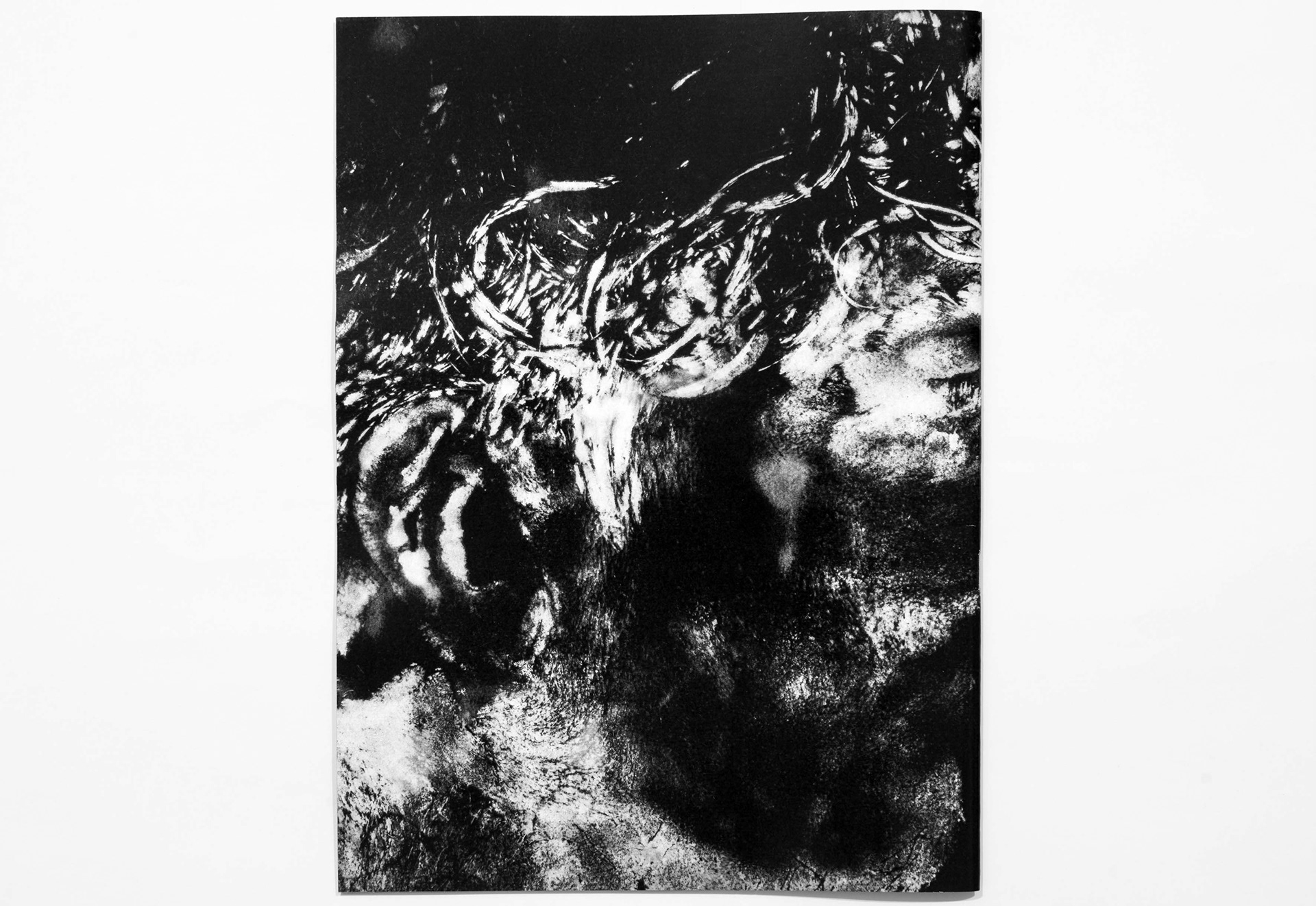 Photographs from Tobias Ahlbrecht's 'ONE' book showing abstract forms and colorful photo experimentations starring the model Kate Lennartz's hair.