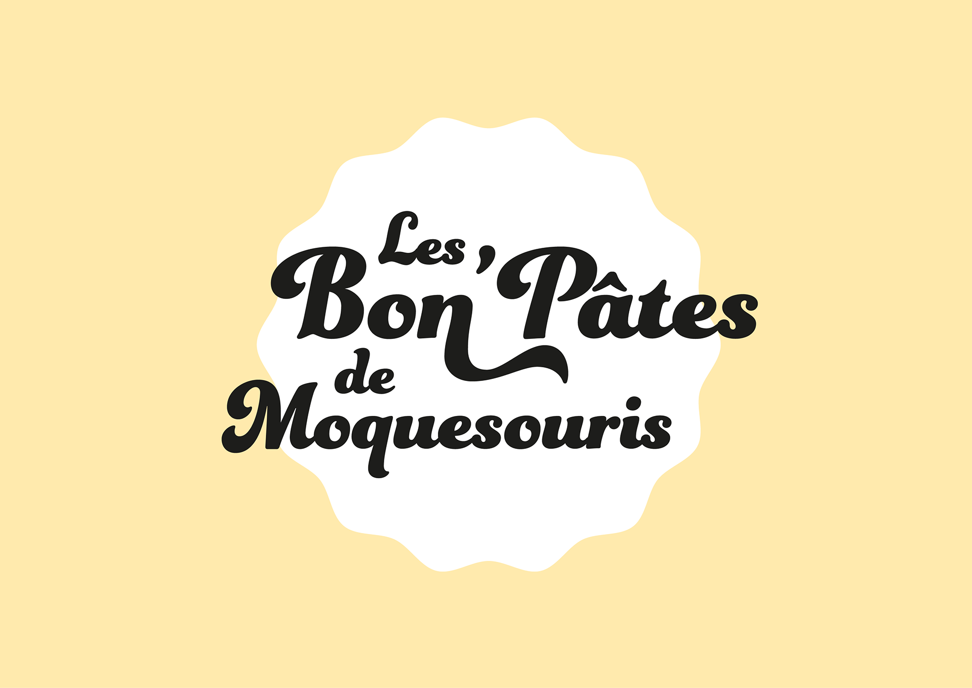 Rebranding Les Bon' Pâtes de Moquesouris