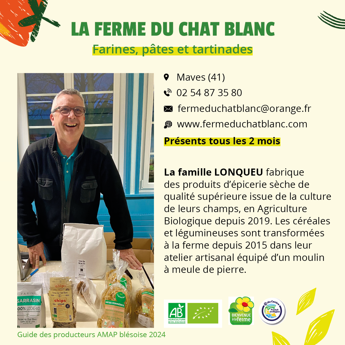 Présentation des producteurs