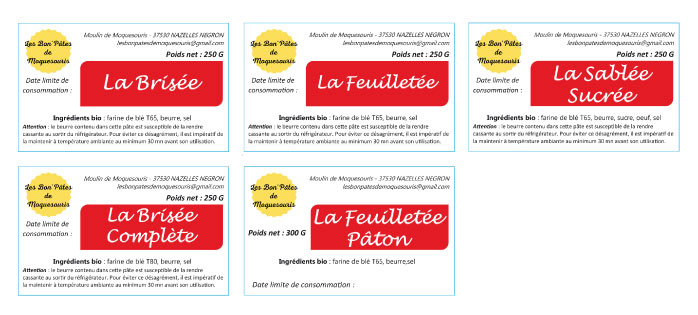 les anciennes étiquettes