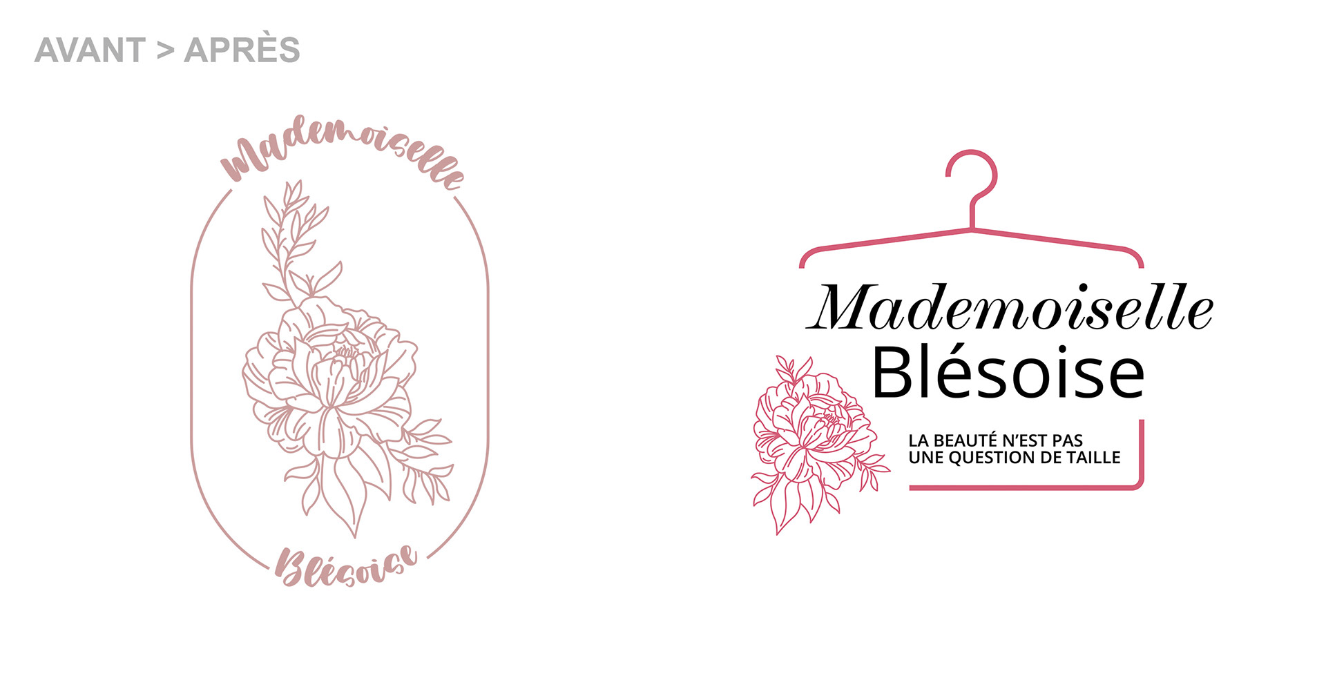 Refonte logo Mademoiselle Blésoise