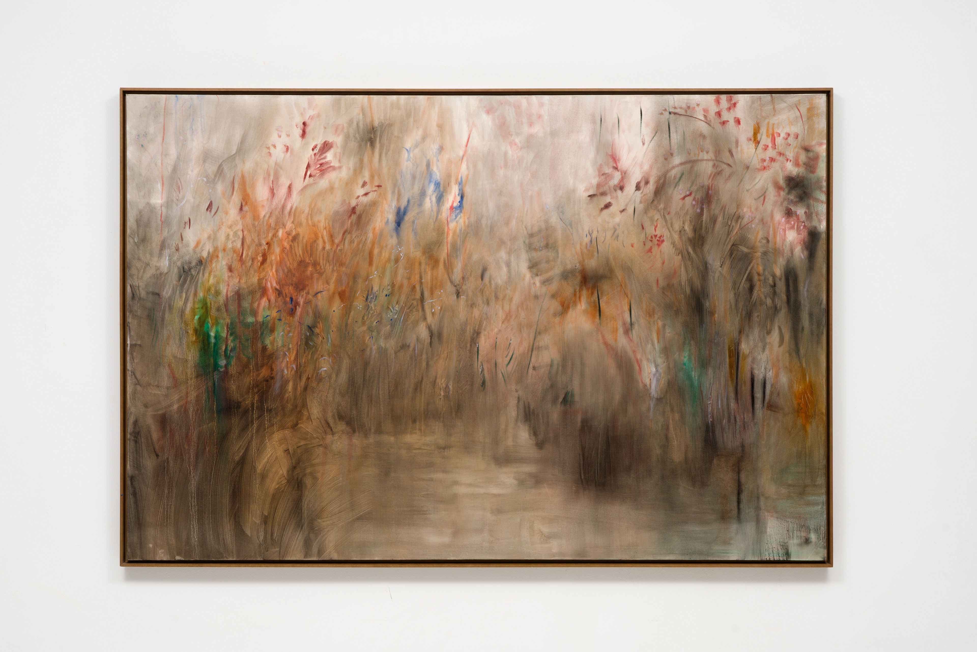Pedro Diniz Kubitschek.  Fragmento maior da margem 2025 Óleo sobre tela 100 x  150 x 4  cm 