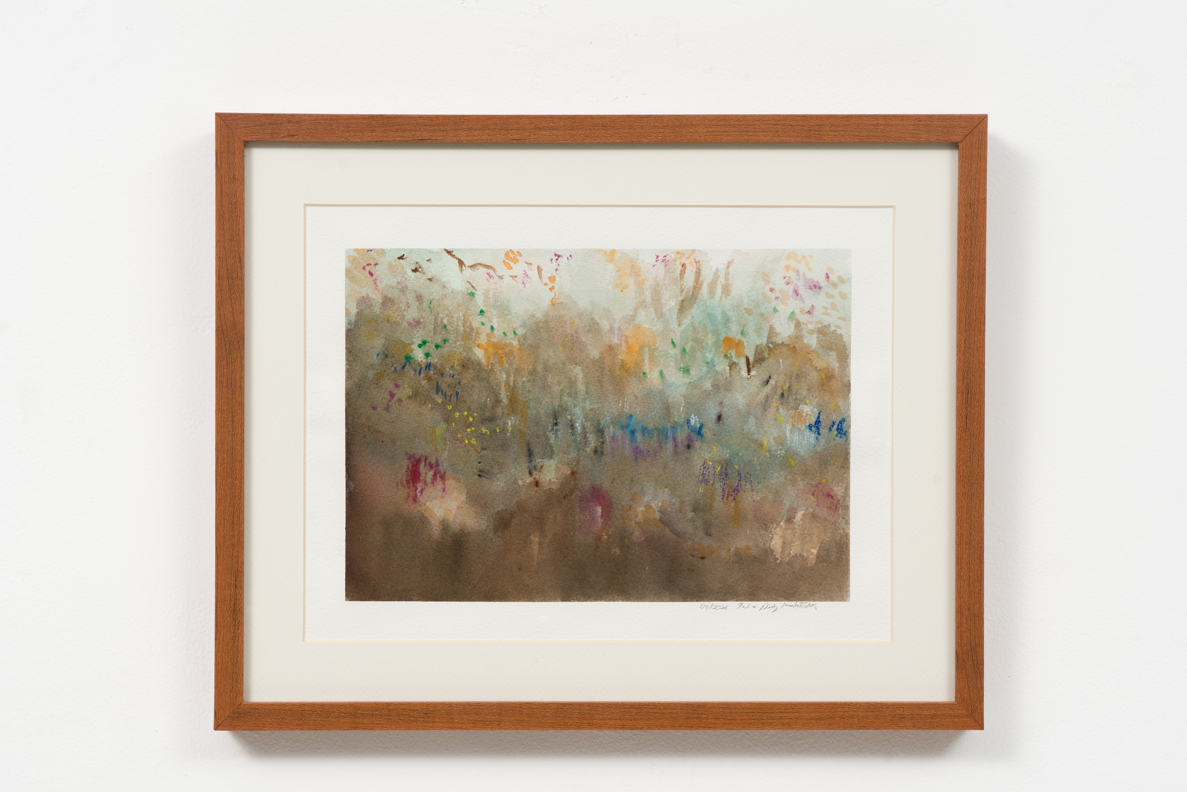 Pedro Diniz Kubitschek  Entre Margens I 2026 Aquarela sobre papel de algodão  31 x 23 x 0,3 cm