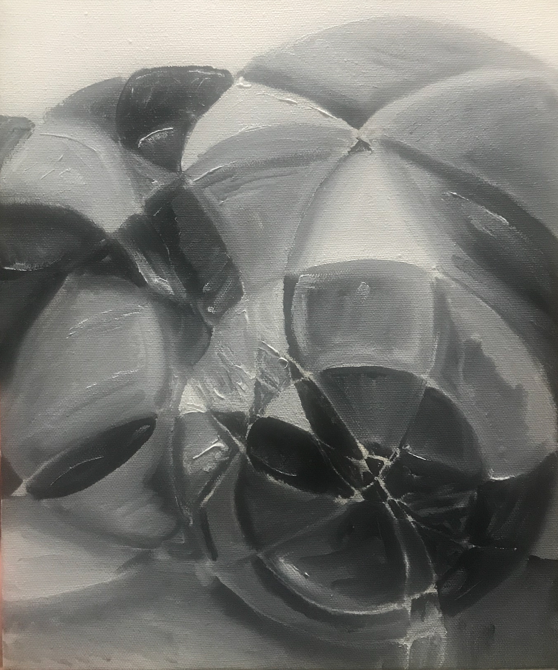 Pedro Diniz Kubitschek Diamond II [da série TRIBOS]. 2019. Óleo sobre tela.  24 x 18 cm.