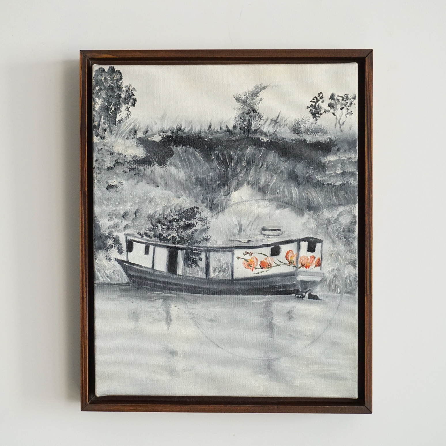 Pedro Diniz Kubitschek - Fofabarranco do Rio São francisco  [da série IN SITU]. 2019. Óleo sobre tela.  30 x 24 cm.