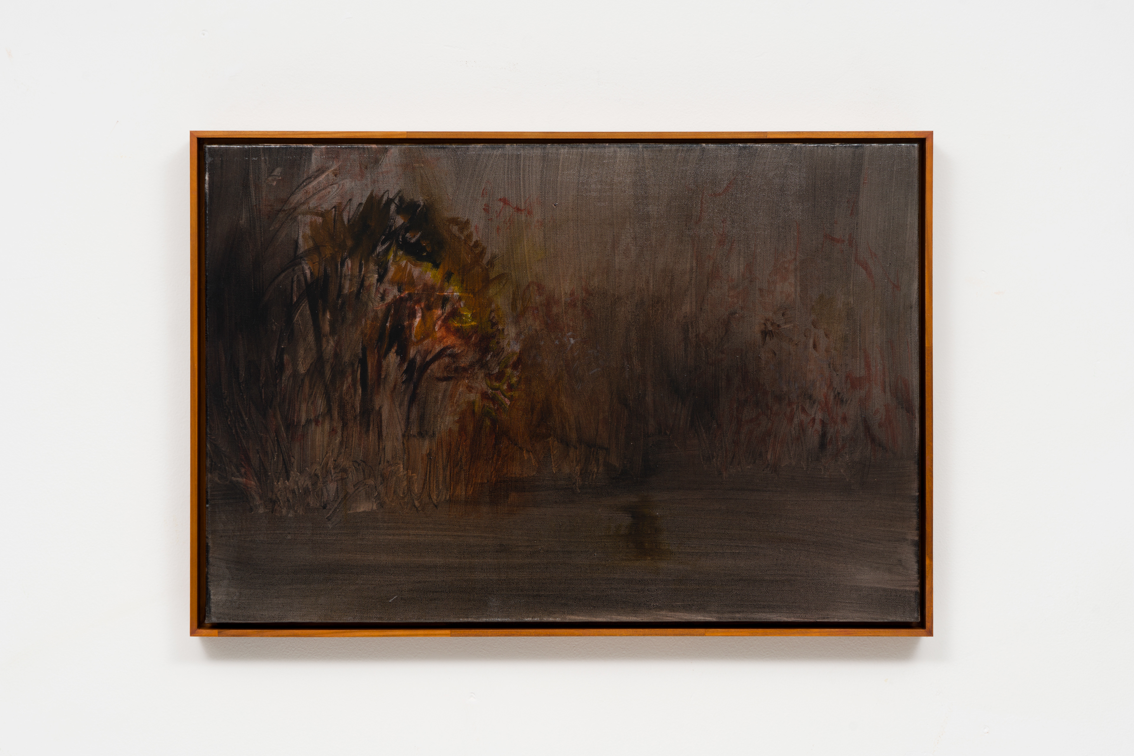 Pedro Diniz Kubitschek - Pelos caminhos de um rio VI. 2025. Óleo sobre tela. 40 x 60 x 2  cm.