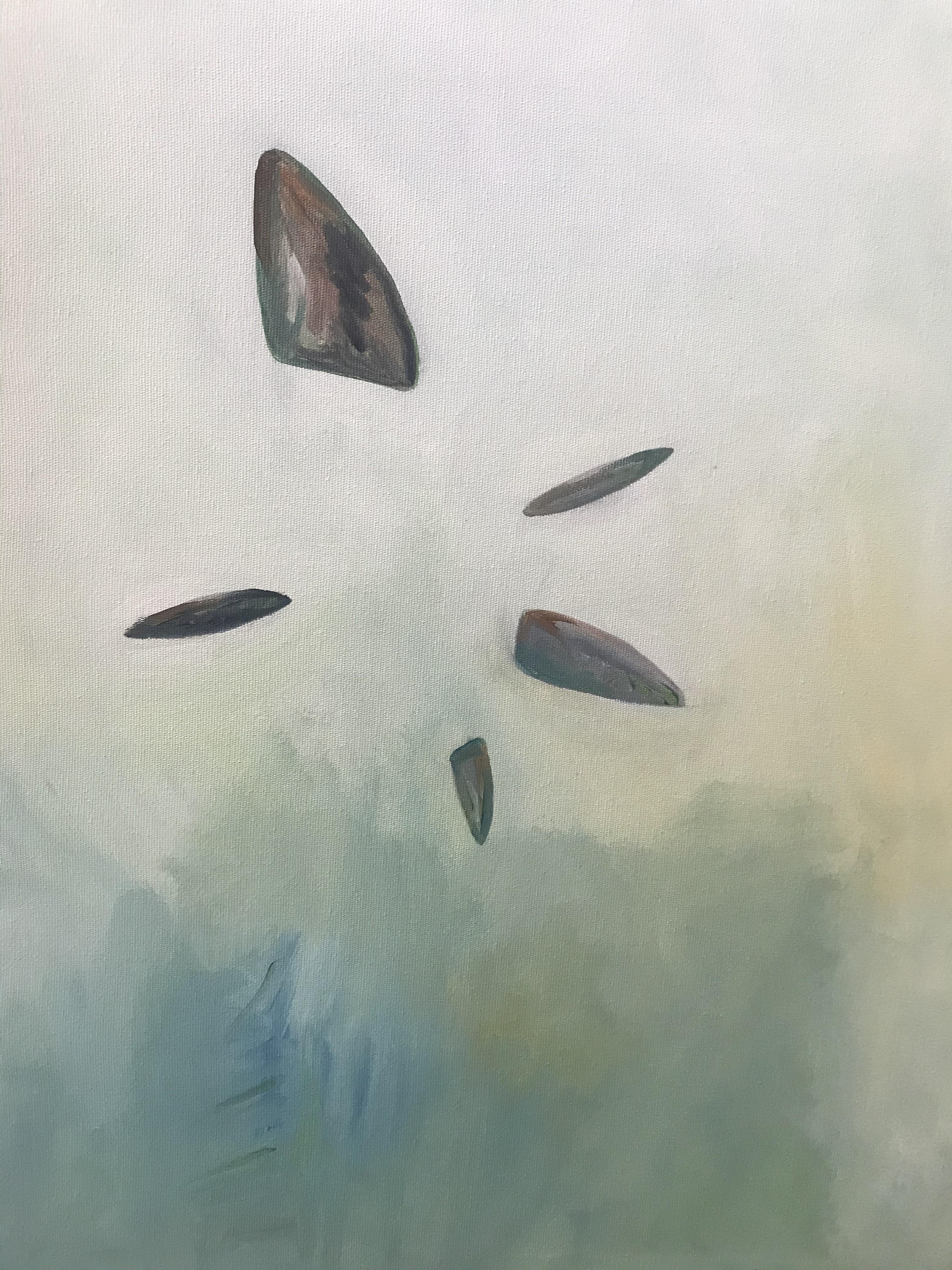 Pedro Diniz Kubitschek Islands II [da série TRIBOS]. 2020. Óleo sobre tela.  60 x 50 cm.