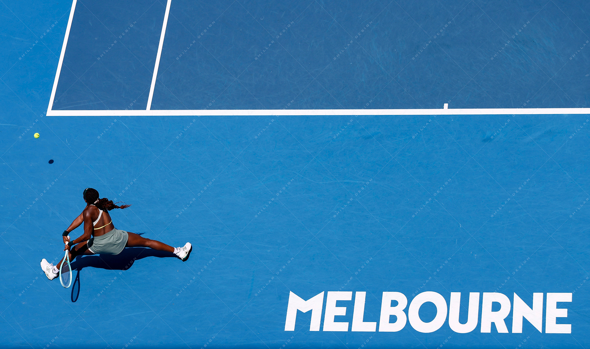 Coco Gauff of the United States, 4th round, Jan. 19, 2025
