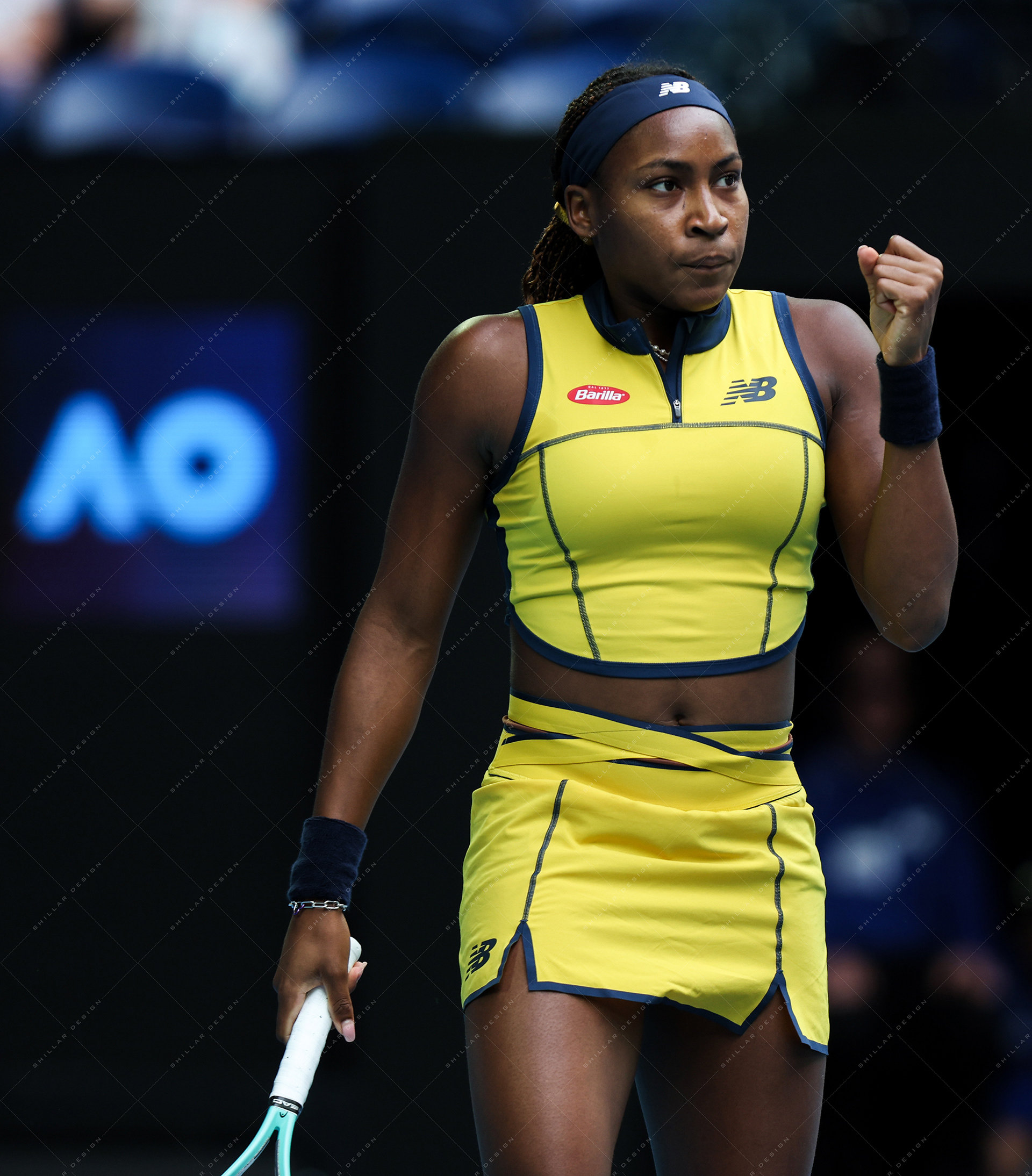 Coco Gauff of the United States, 4th round, Jan. 22, 2024