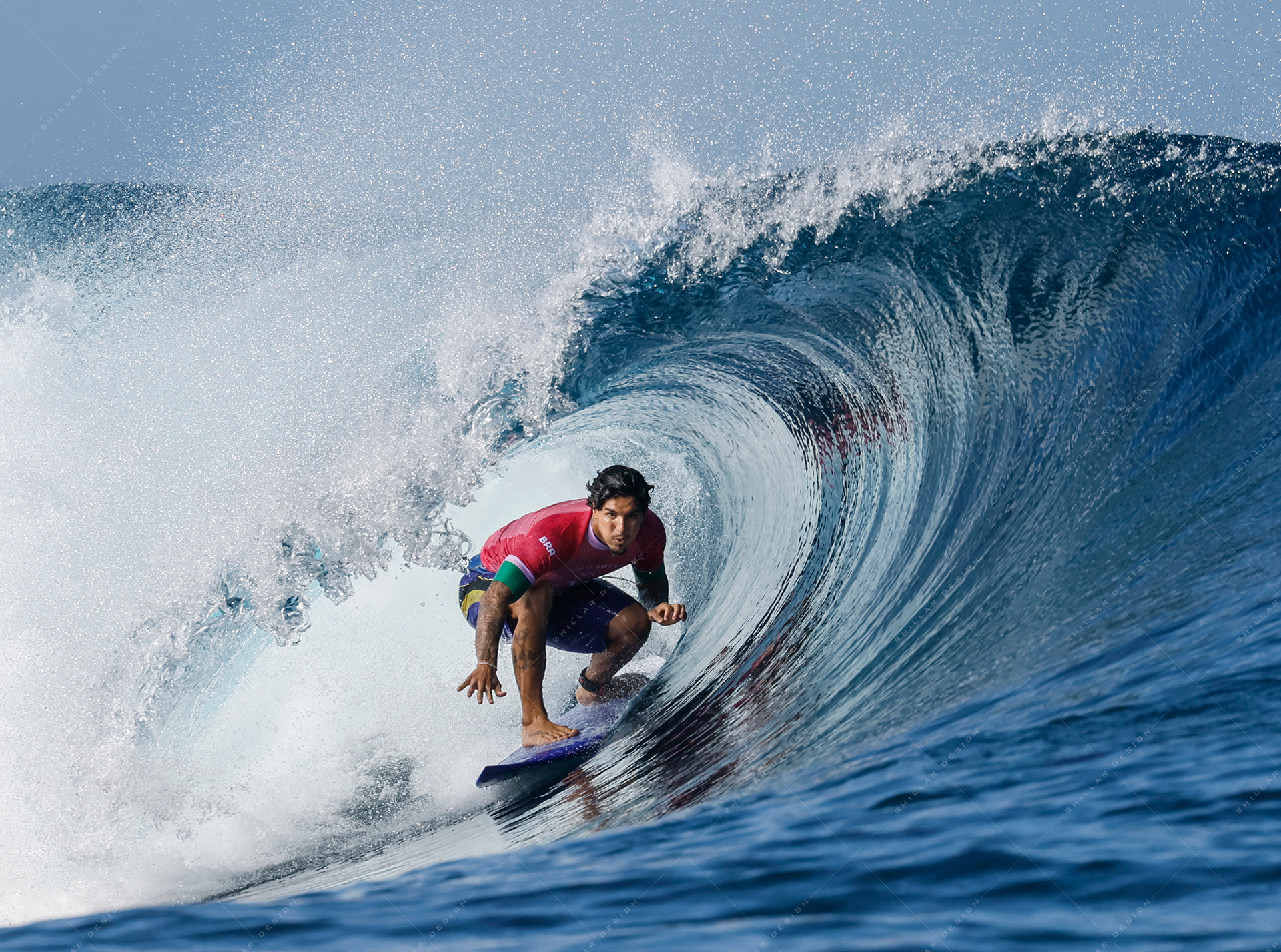 Gabriel Medina of Brazil, round 1 heat, July 27, 2024