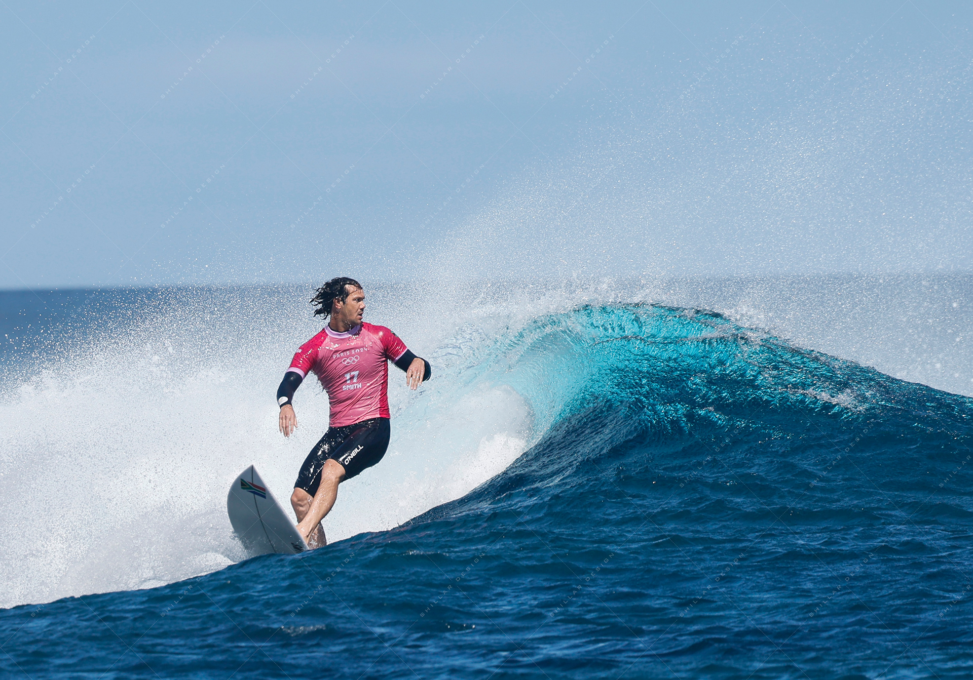 Jordy Smith of South Africa, round 2 heat, July 28, 2024