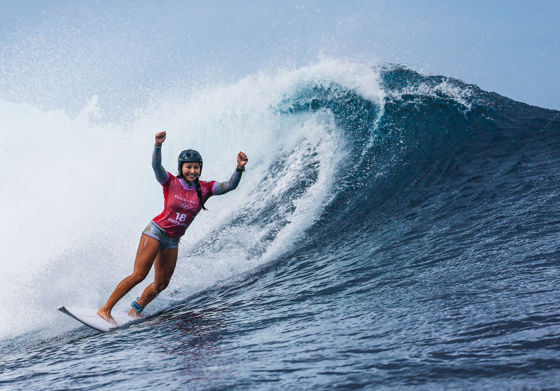 Shino Matsuda of Japan, after round 2 heat, July 28, 2024