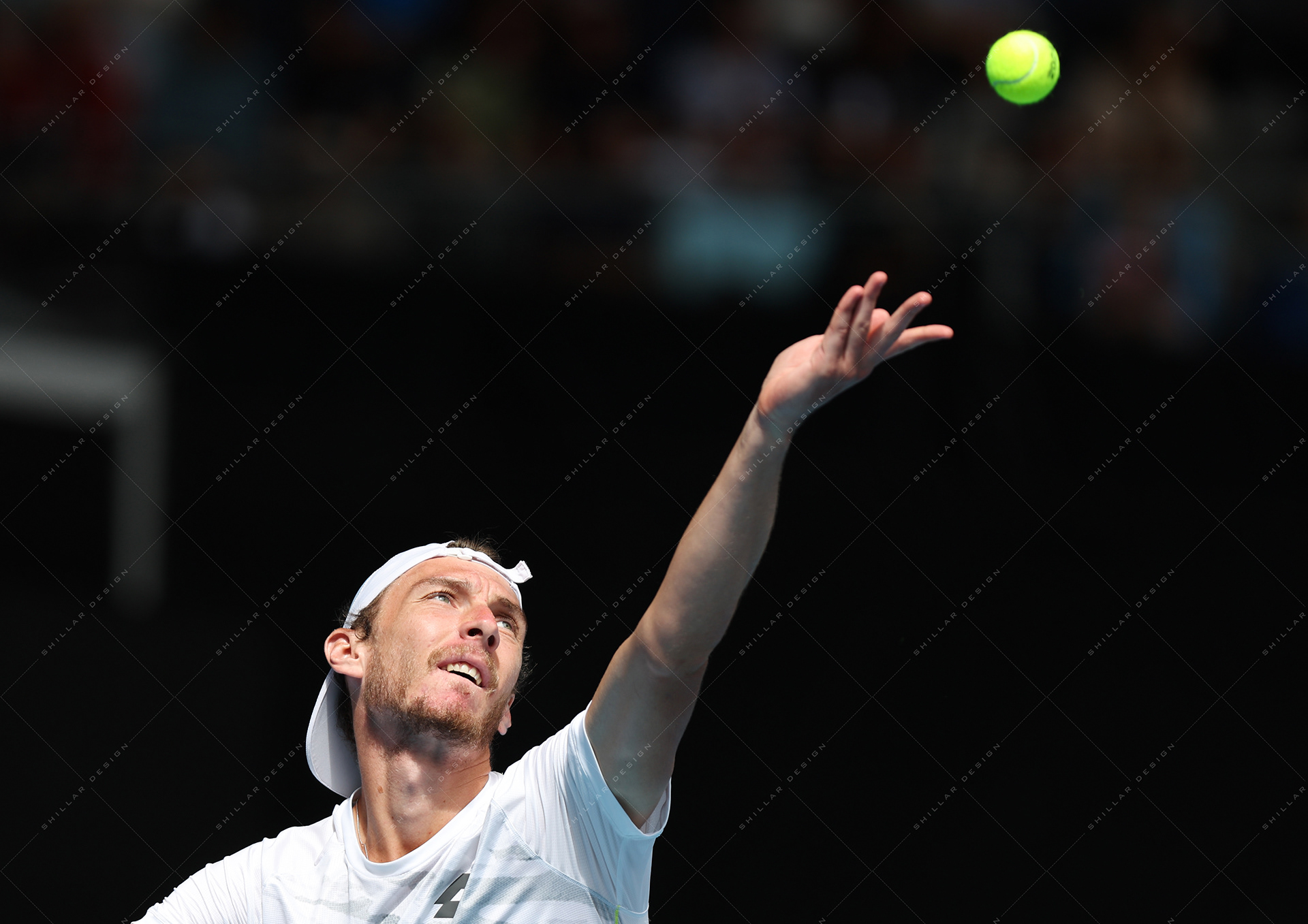 Lukas Klein of Slovakia, 2nd round, Jan. 18, 2024