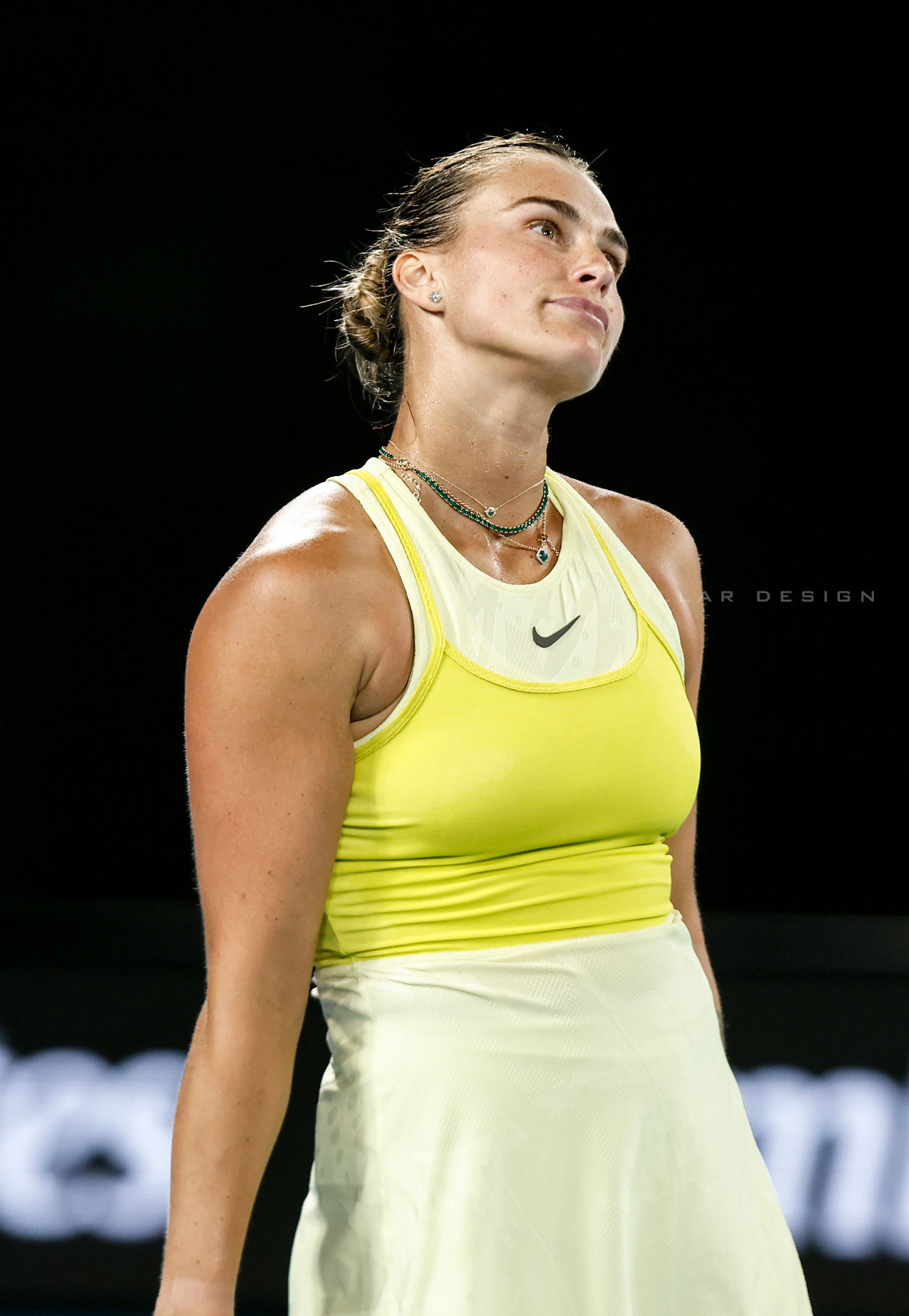 Aryna Sabalenka of Belarus, women's singles final, Jan. 25, 2025