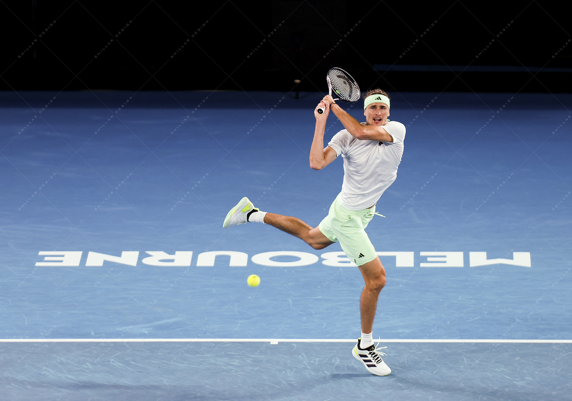 Alexander Zverev of Germany, quarterfinal, Jan. 24, 2024