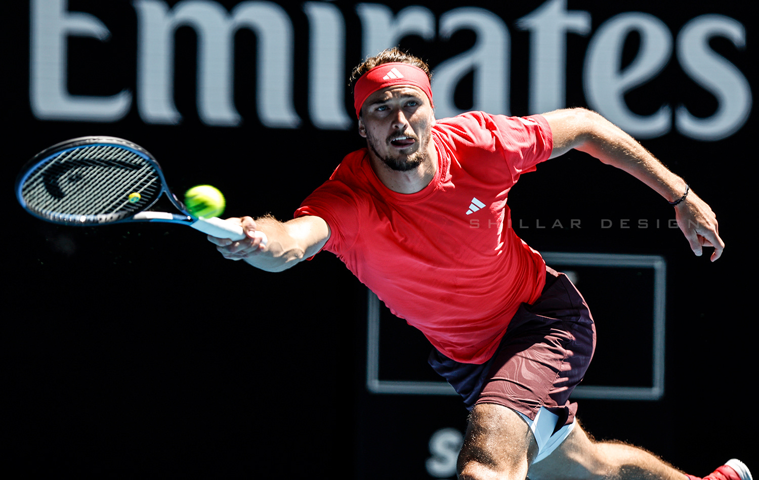 Alexander Zverev of Germany, semifinal, Jan. 24, 2025